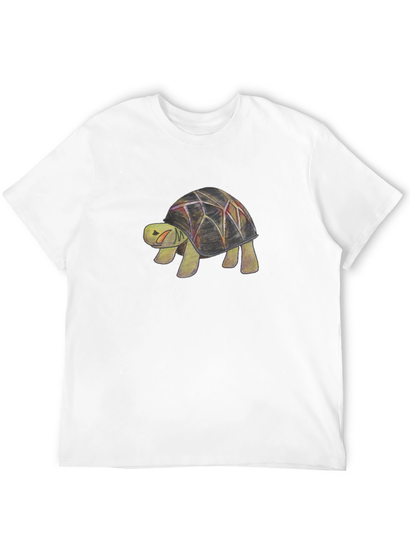 Black Turtle Graphic Print Black T-Shirt view 12