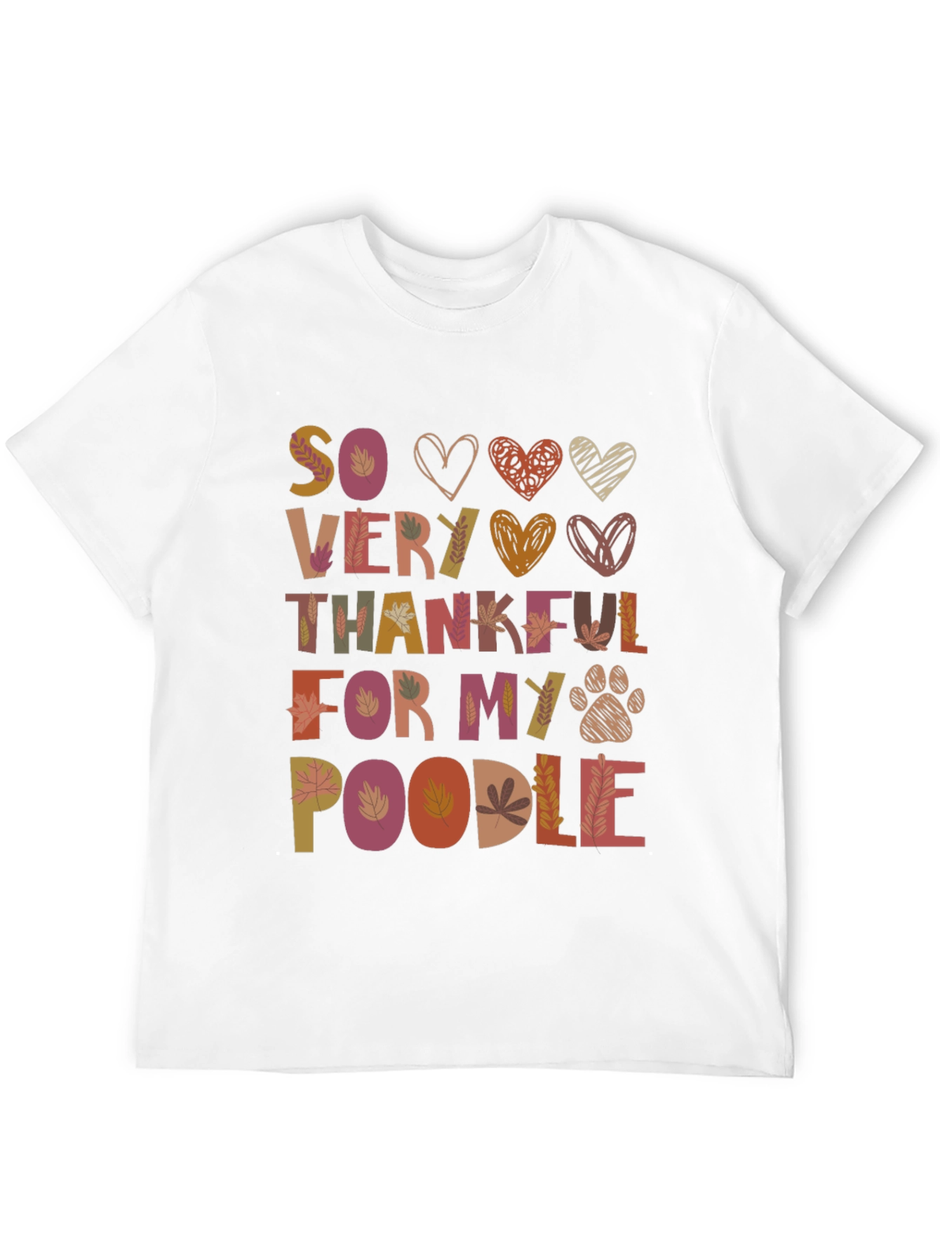 Black So Very Thankful For My Poodle Shirt view 12