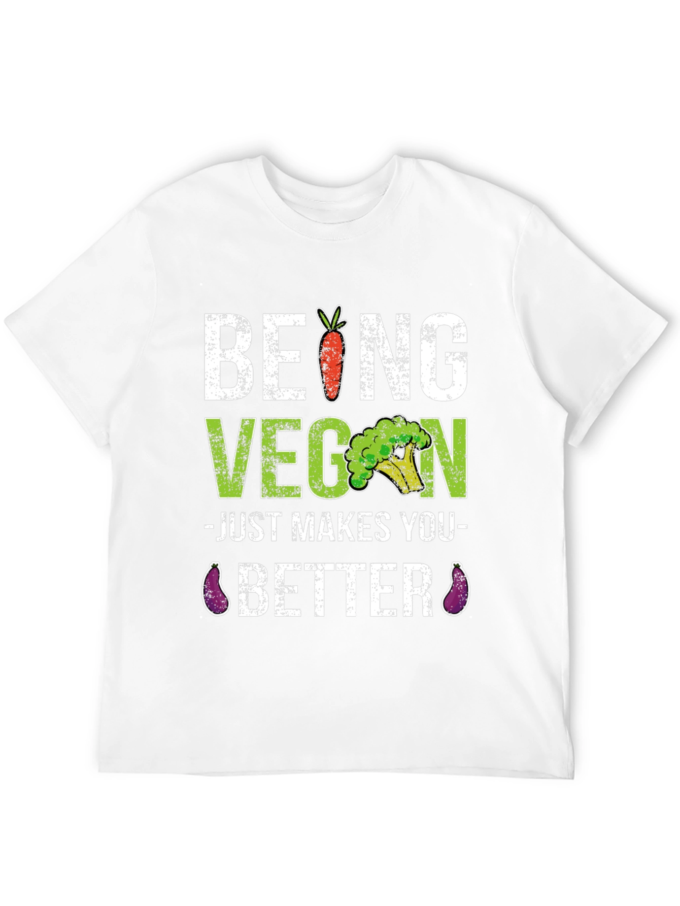Being Vegan Makes You Better Black T-Shirt - 12