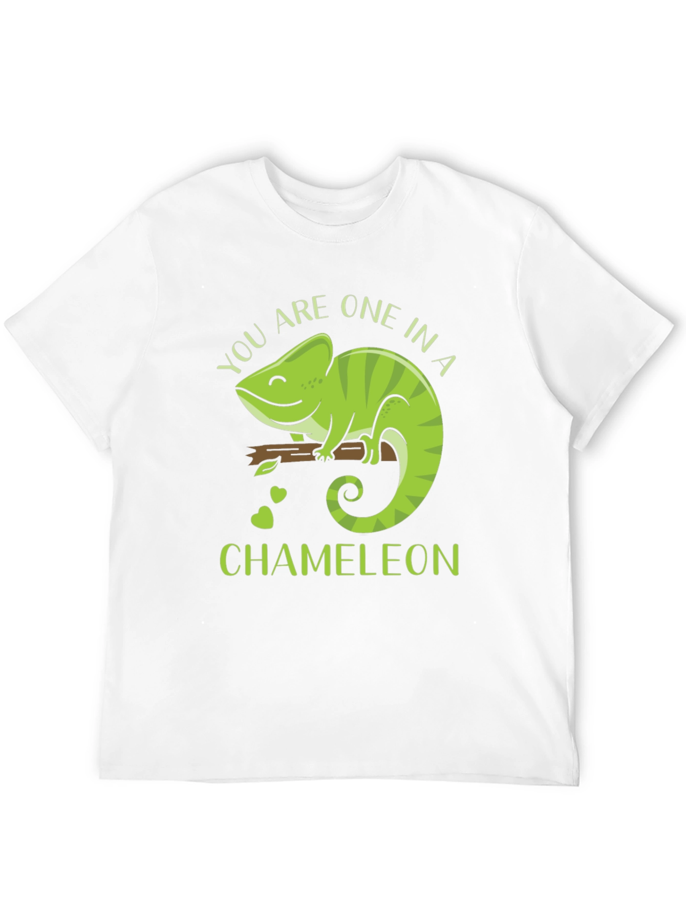 Black You Are One in a Chameleon Graphic T-Shirt view 12