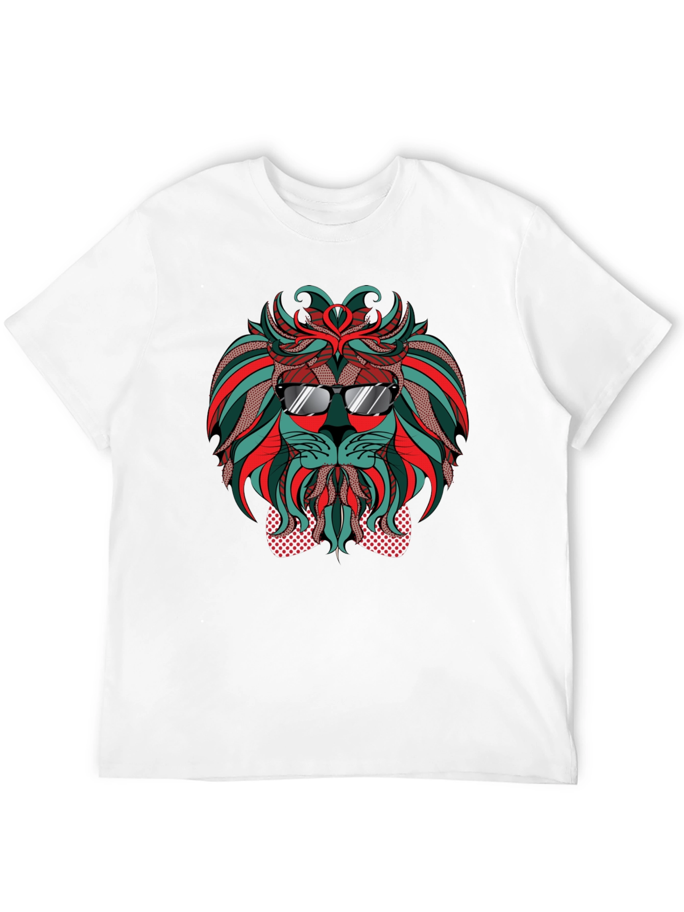 Black Cool Lion Graphic Tee - Stylish Black T-Shirt view 12