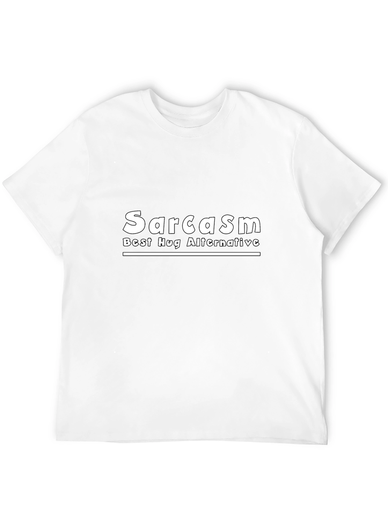 Black Sarcasm Best Hug Alternative Black T-Shirt view 12