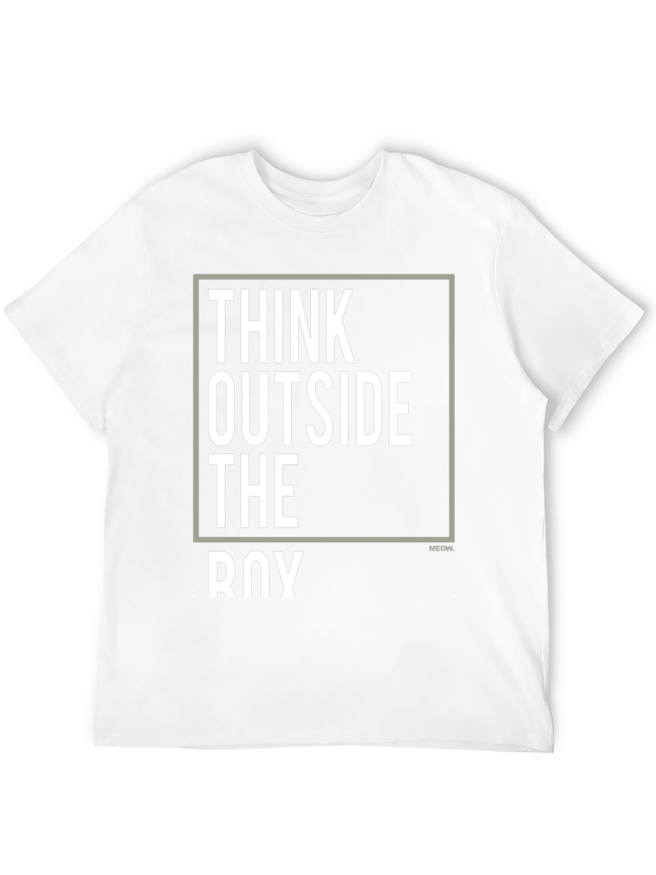 Black Think Outside the Box Graphic T-Shirt - Black view 12