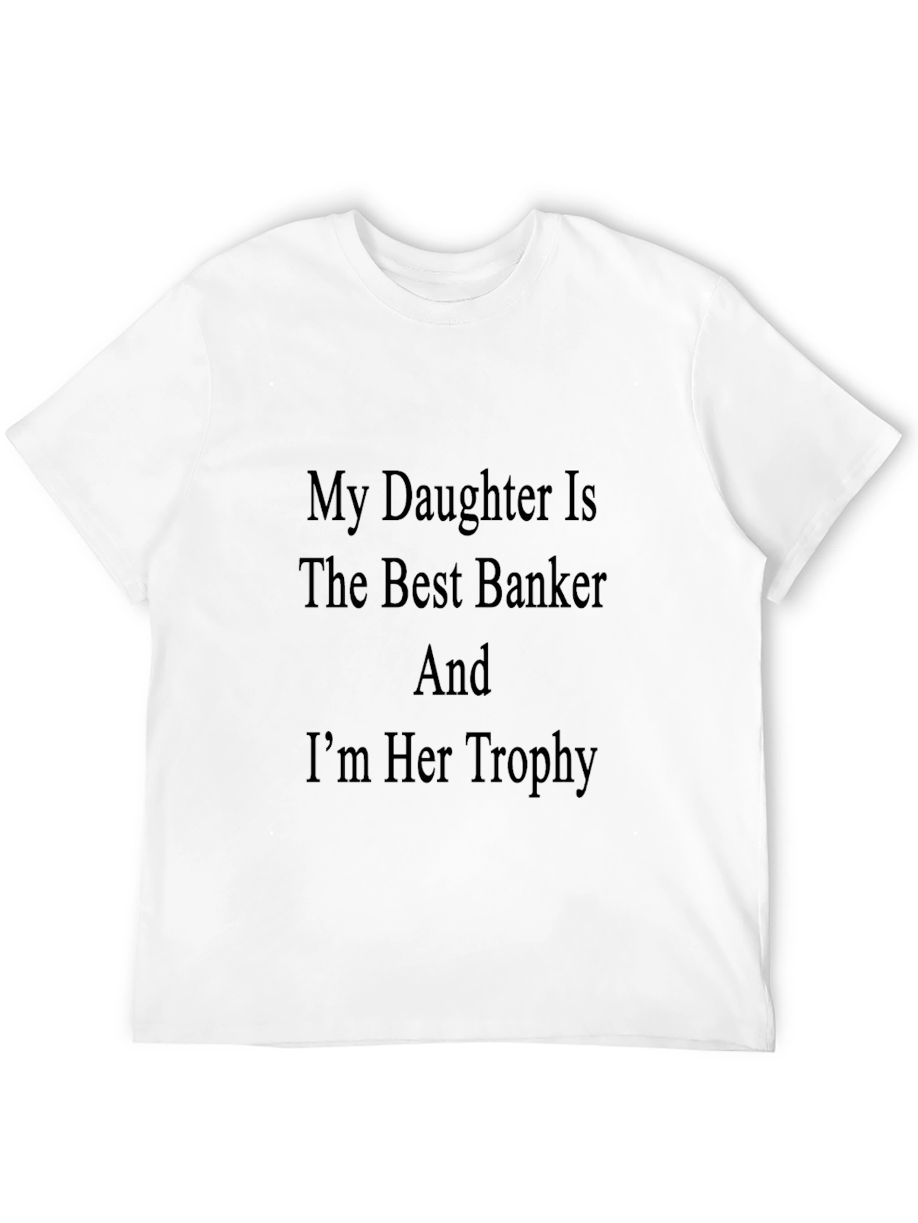 Black Best Banker Dad Trophy Tee view 12