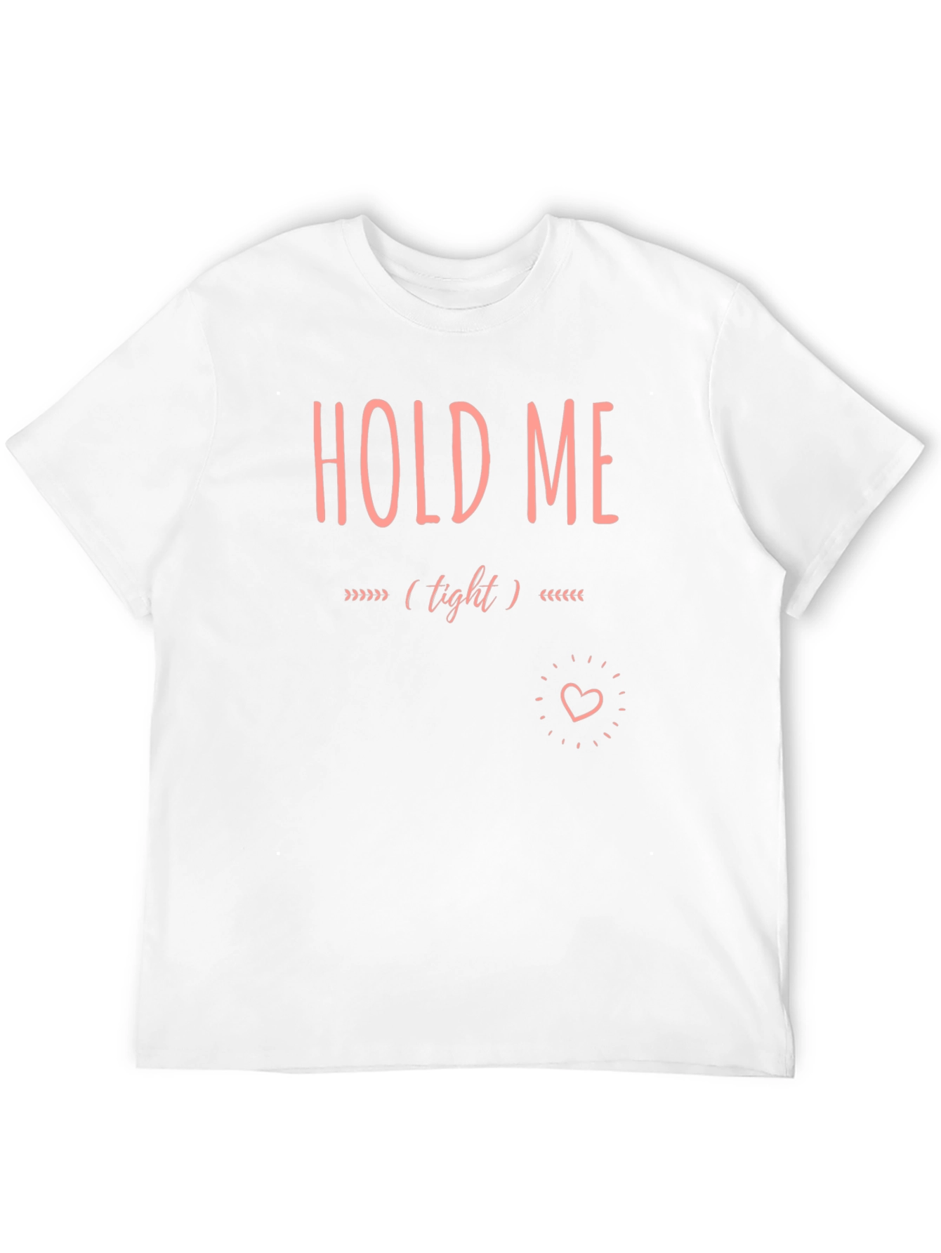Black Hold Me Tight Graphic Tee - Soft Cotton Blend view 12