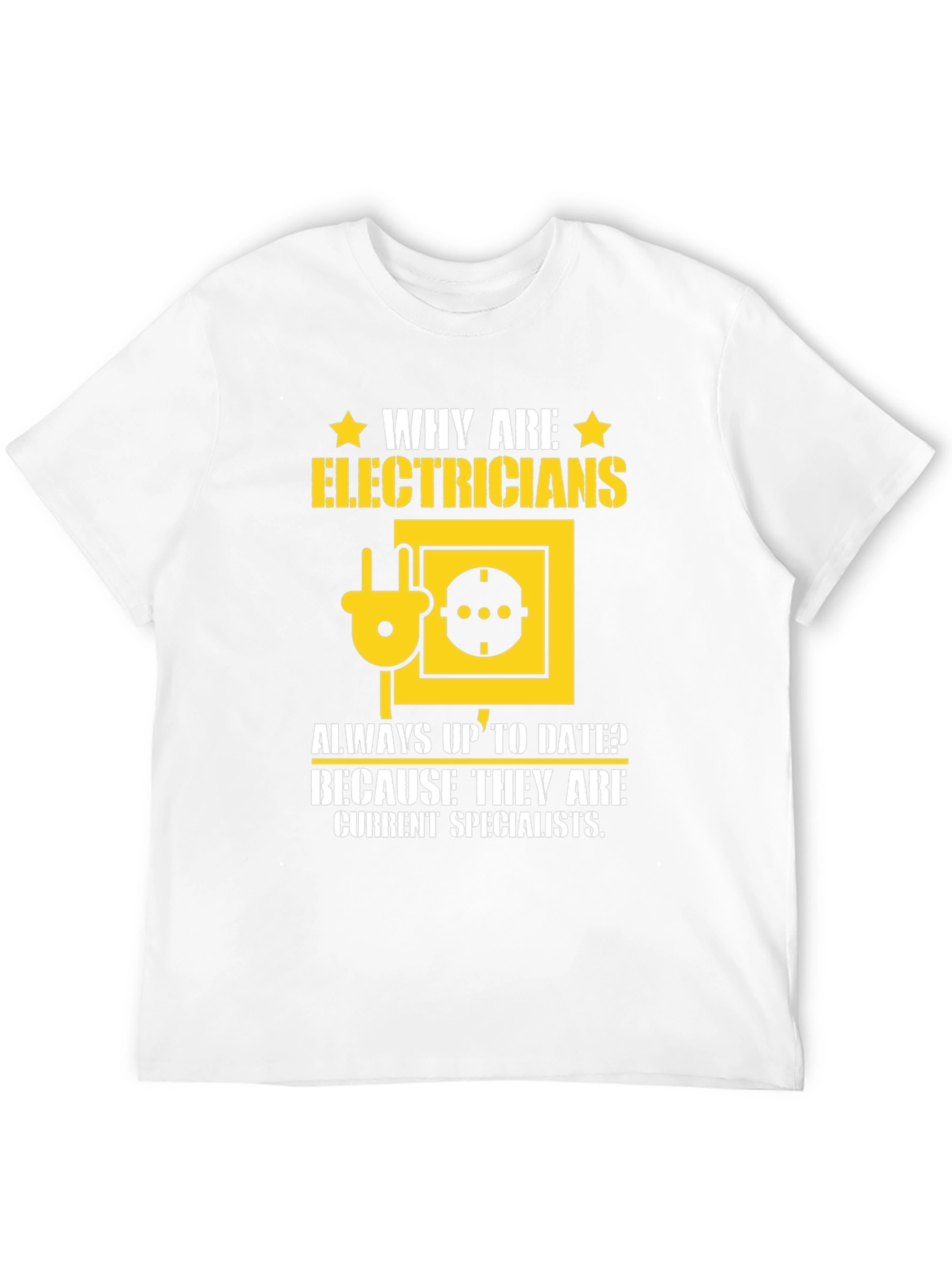 Black Electrician T-Shirt: Current Specialists view 12