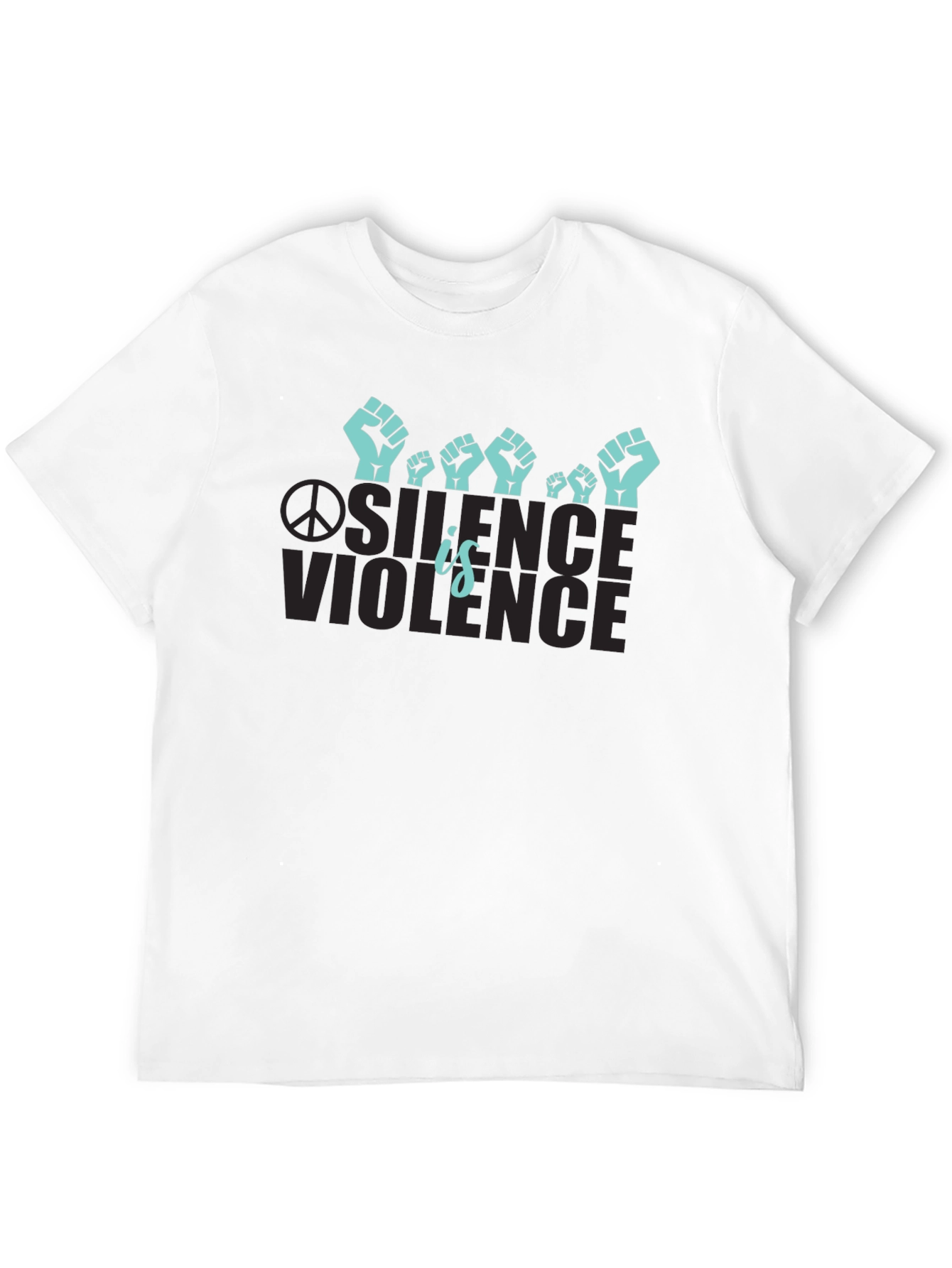 Black Silence is Violence Graphic Tee view 12