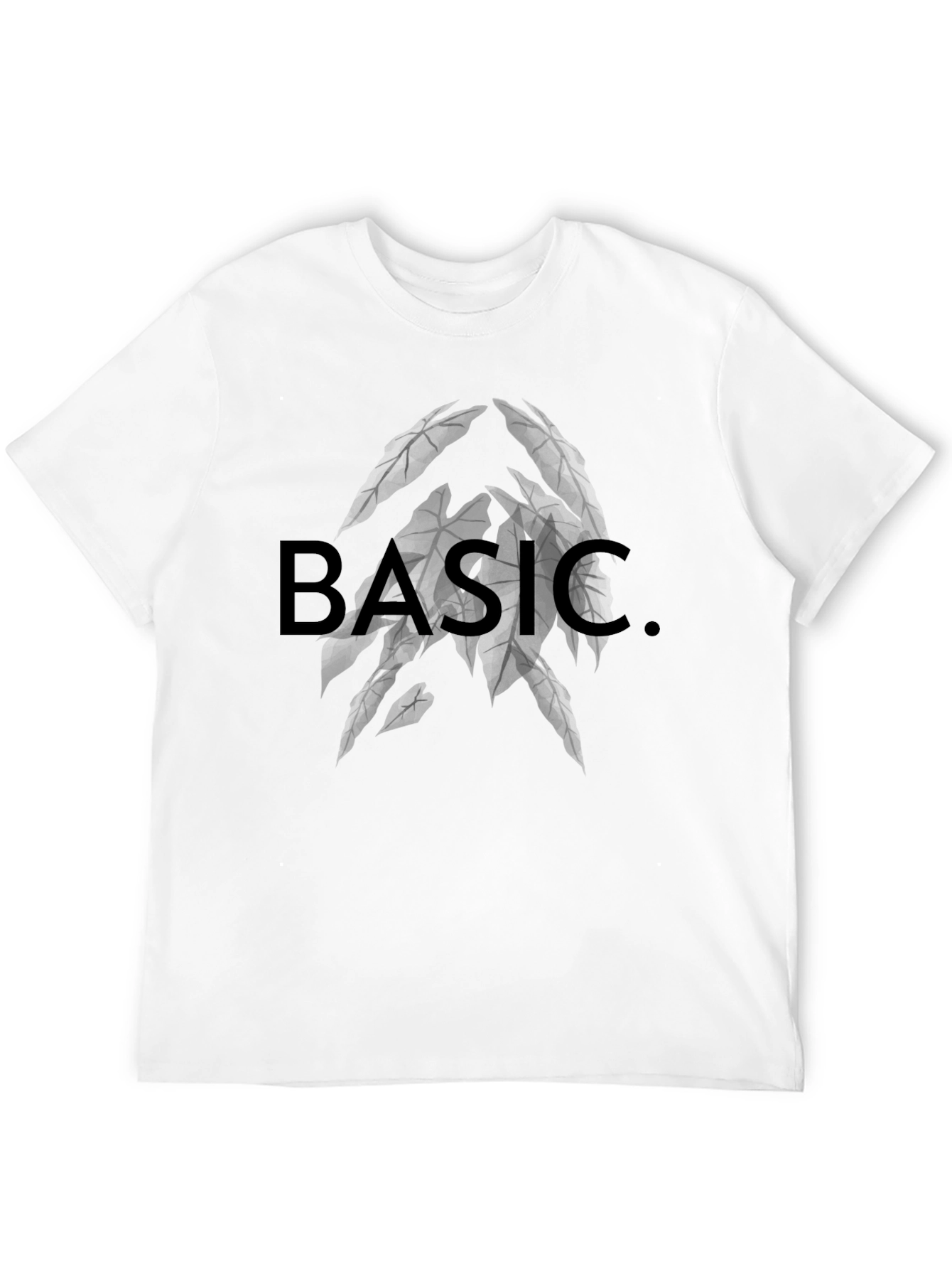 Black Basic Graphic Tee - Black view 12