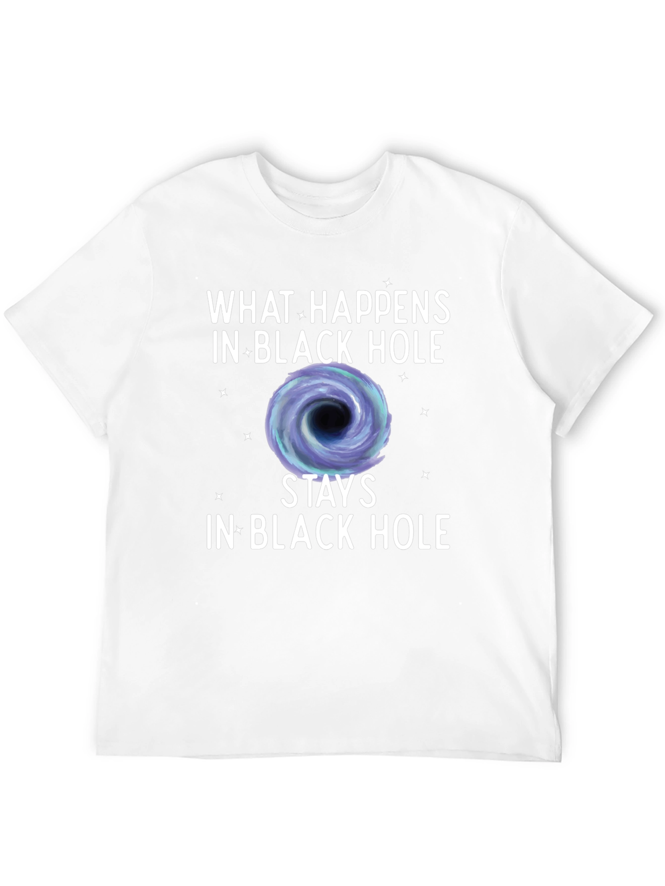 Black Black Hole Graphic Tee - What Happens Stays view 12