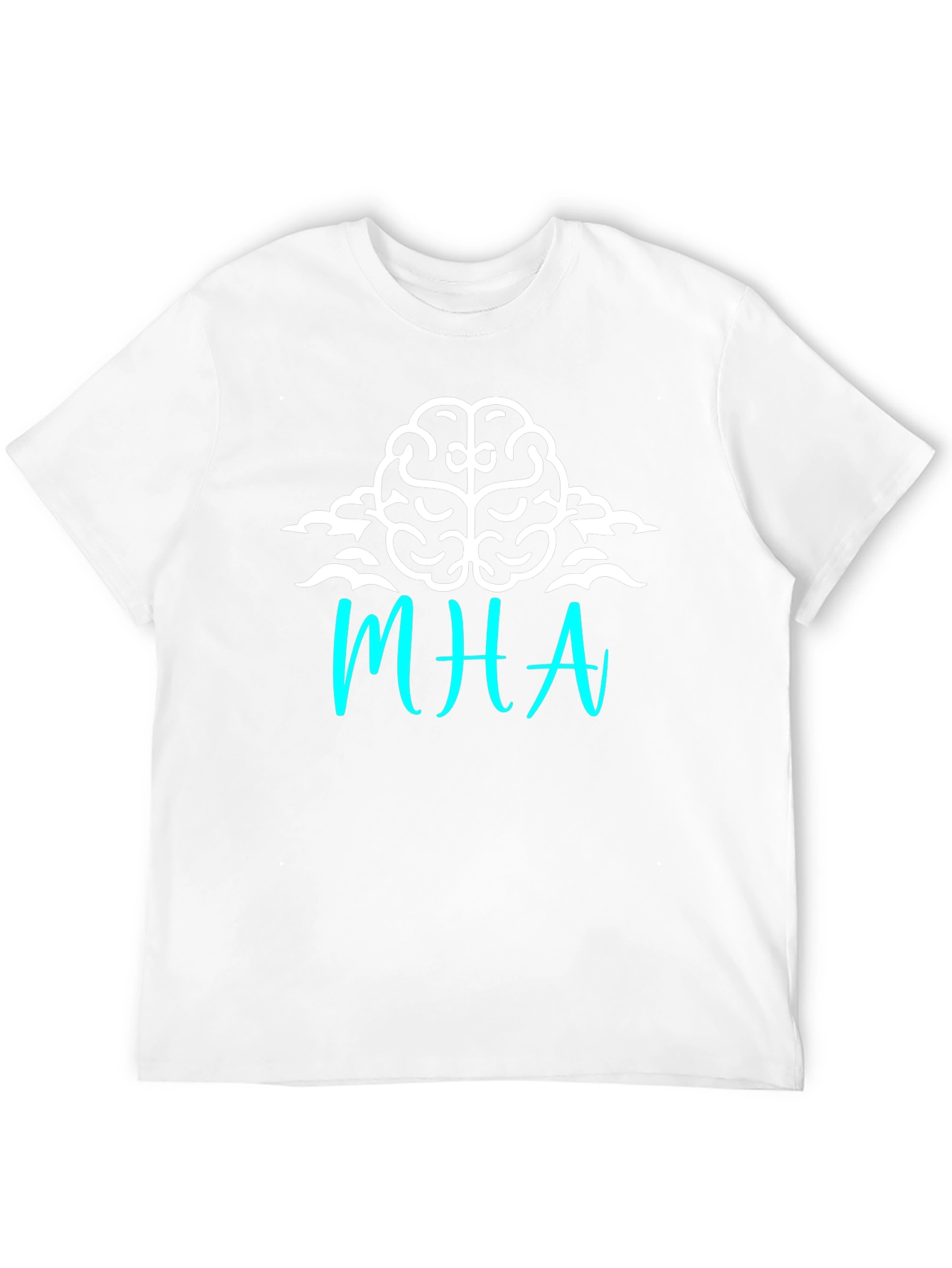 Black MHA Brain Graphic Tee - Soft Cotton Blend view 12