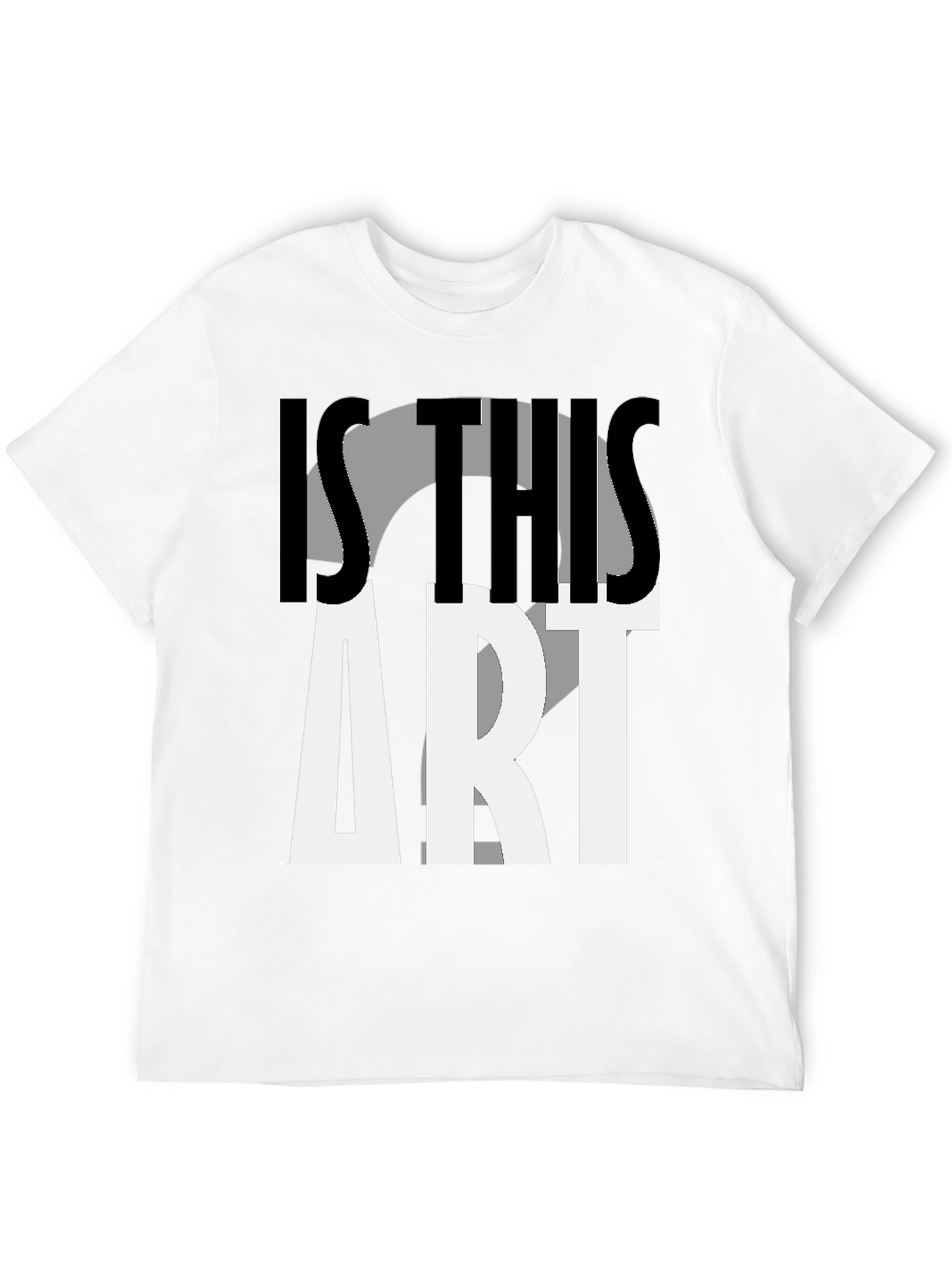 Black Is This Art? Graphic Print T-Shirt view 12