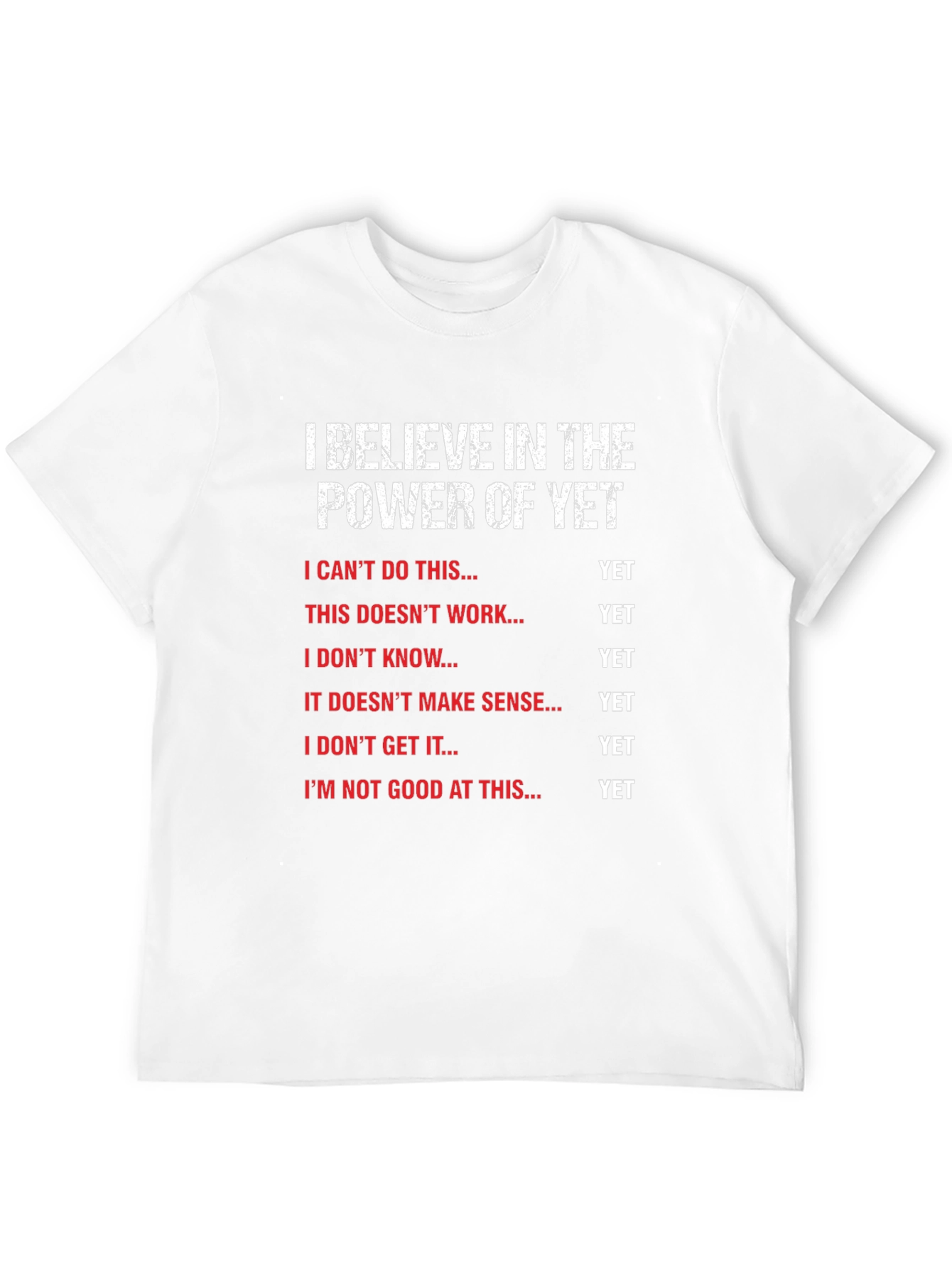 Black Power of Yet T-Shirt - Motivational & Inspirational view 12