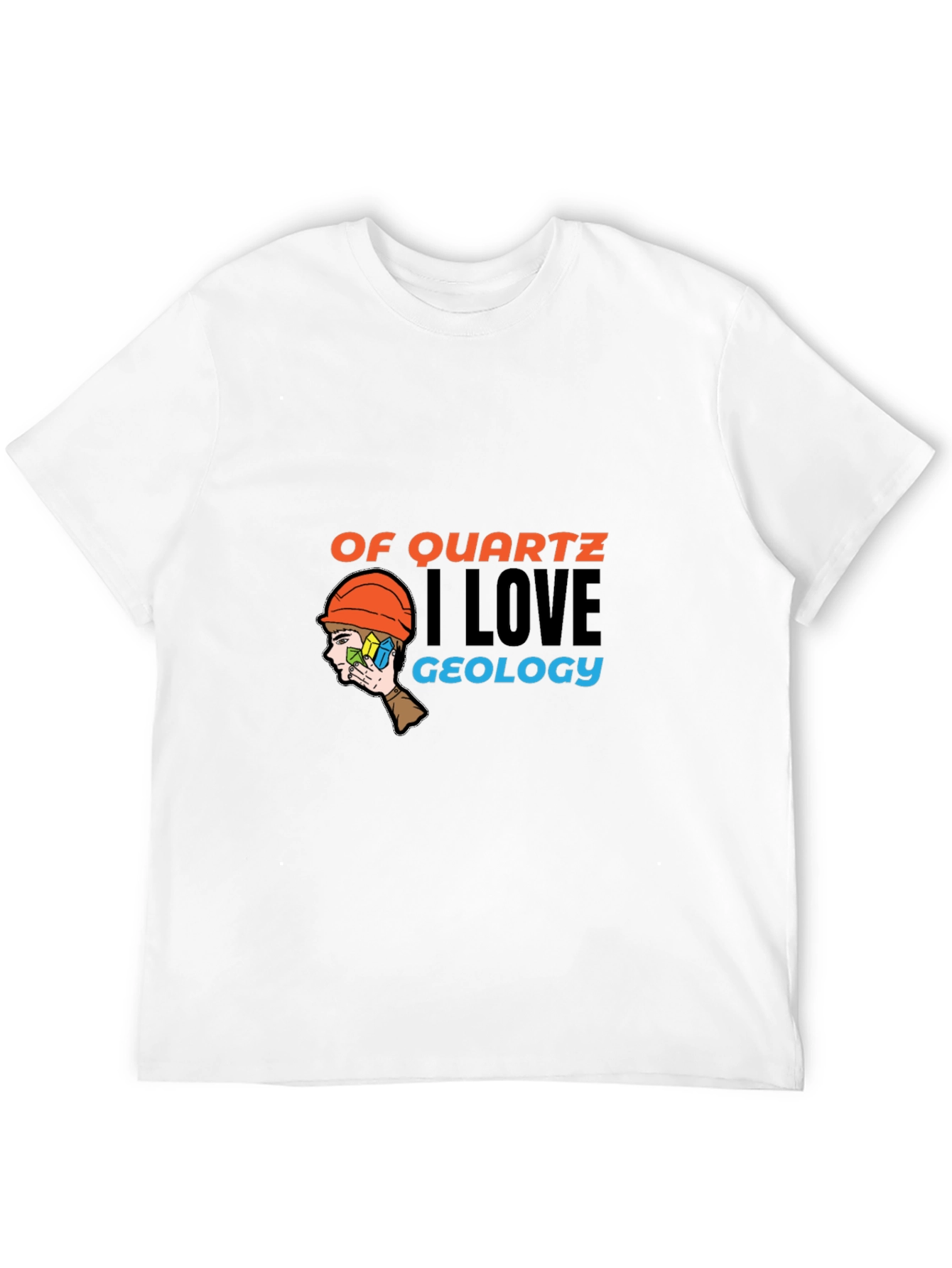 Black Geology Lover T-Shirt - Of Quartz I Love Geology Tee view 12