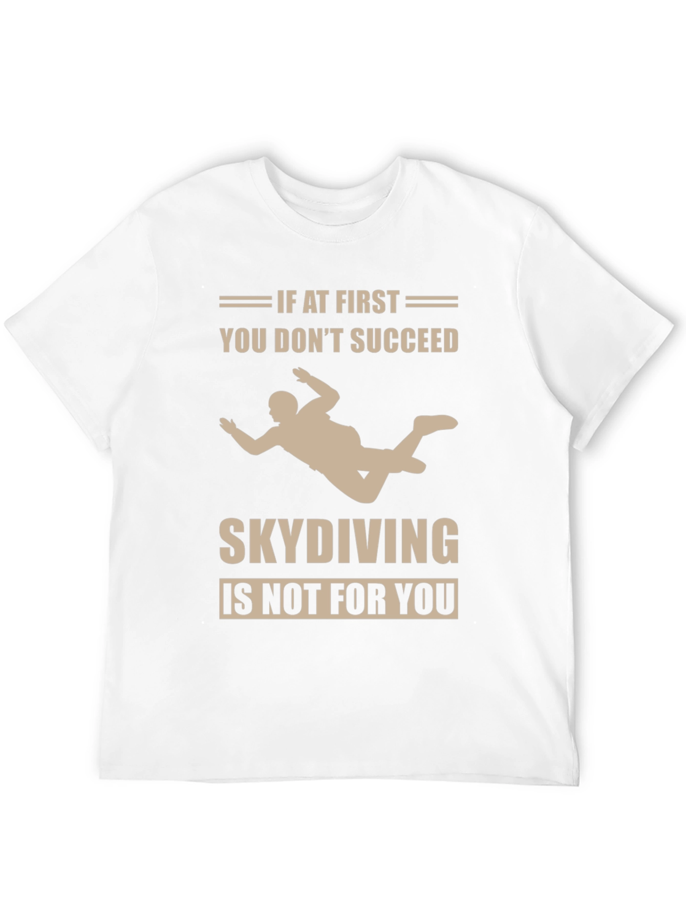 Black Skydiving Funny Graphic T-Shirt view 12