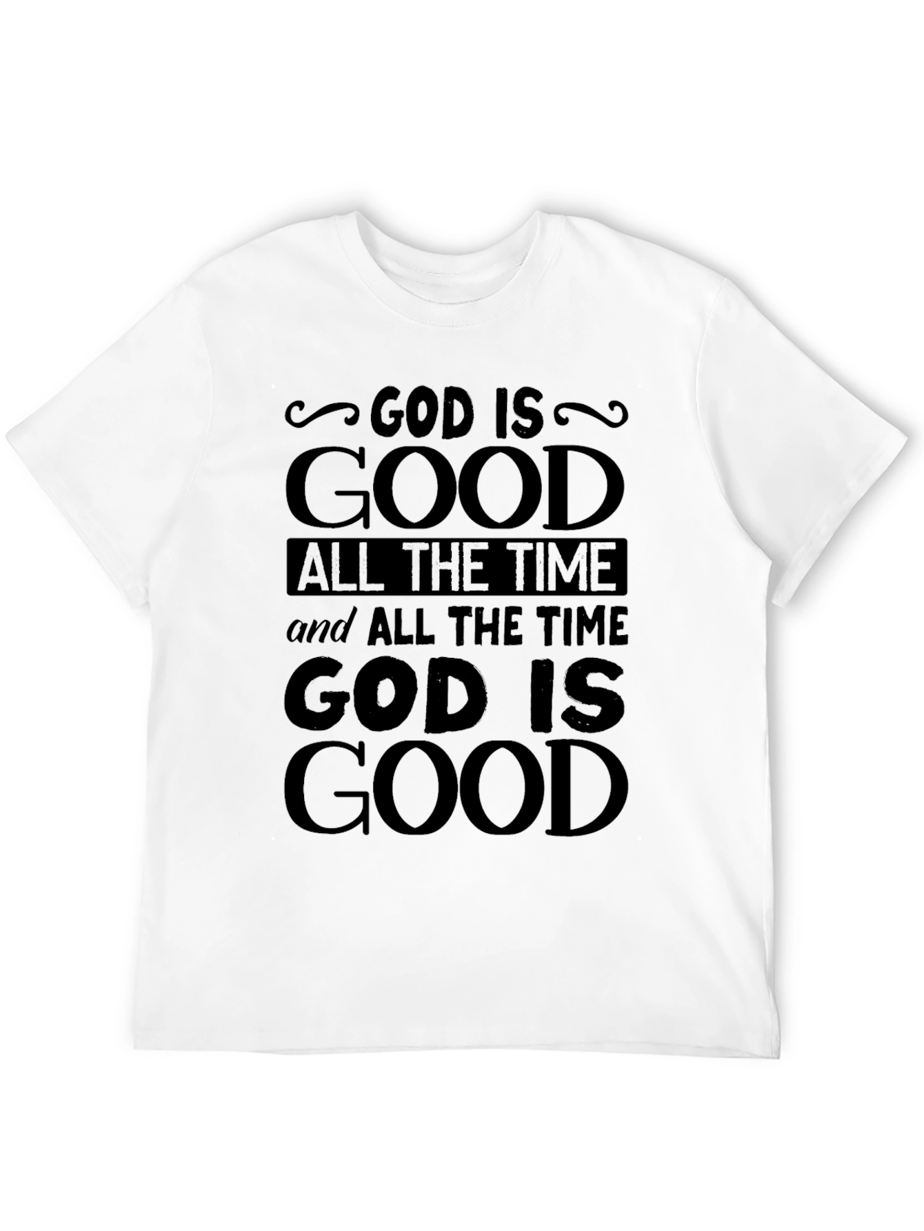 Black God Is Good Graphic Tee - Religious T-Shirt view 12