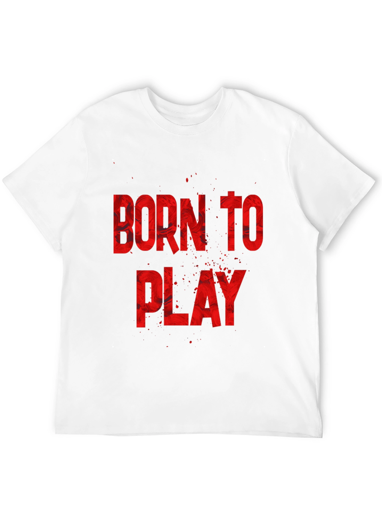 Black Born to Play Graphic Tee view 12
