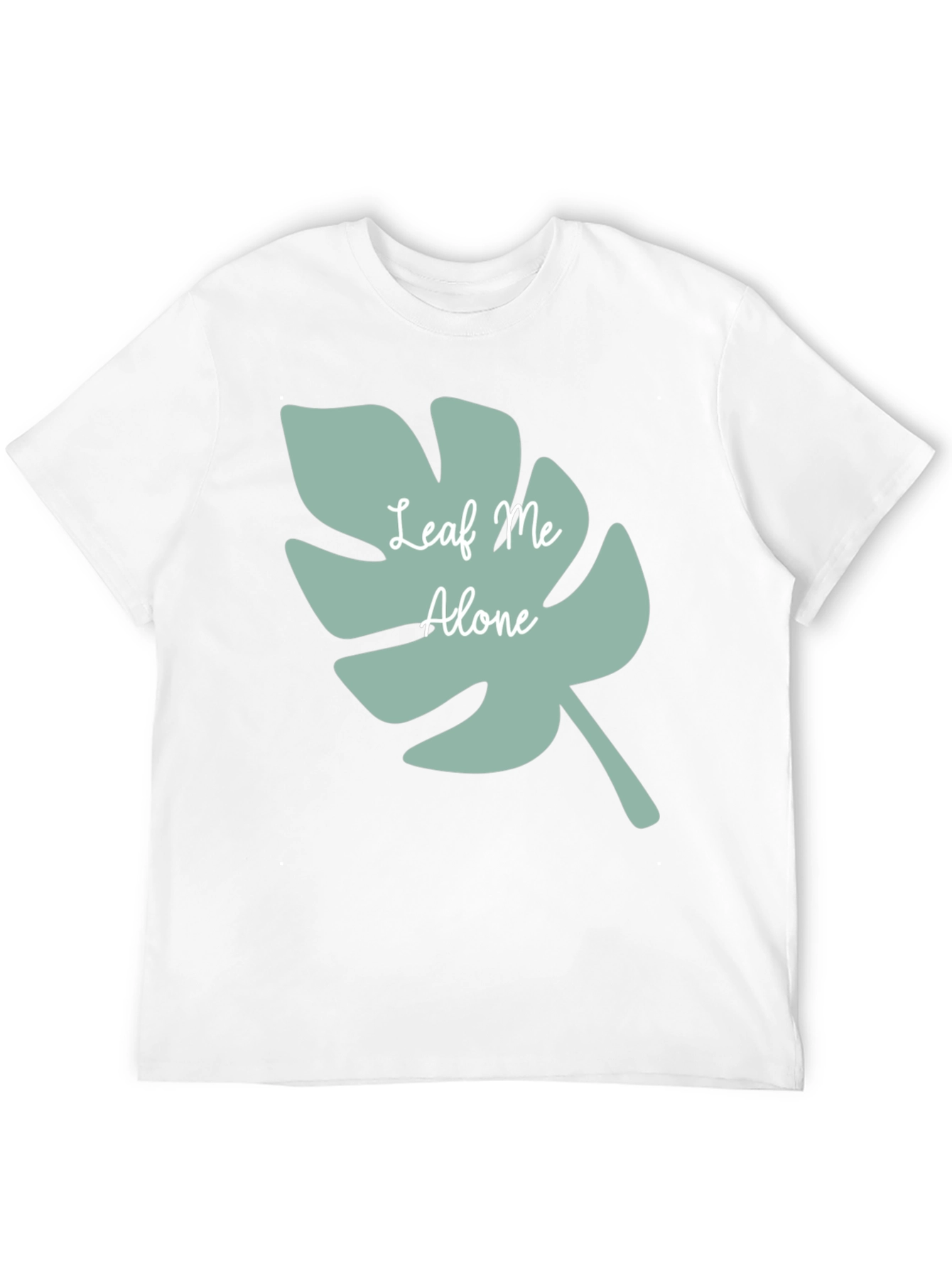 Black Leaf Me Alone T-Shirt - Comfy Casual Tee view 12