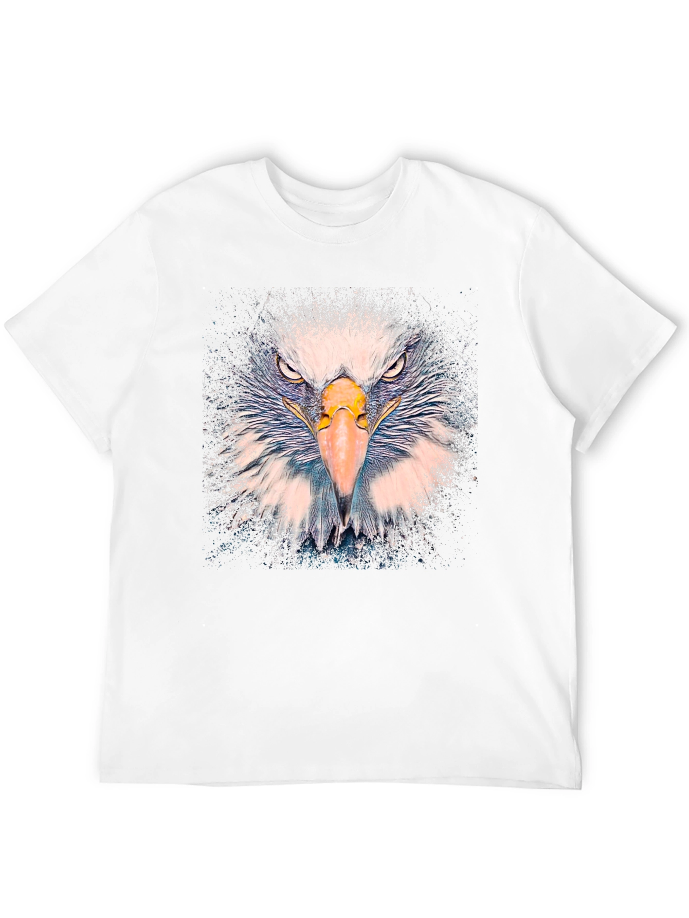 Black Bold Eagle Graphic Tee - Black view 12