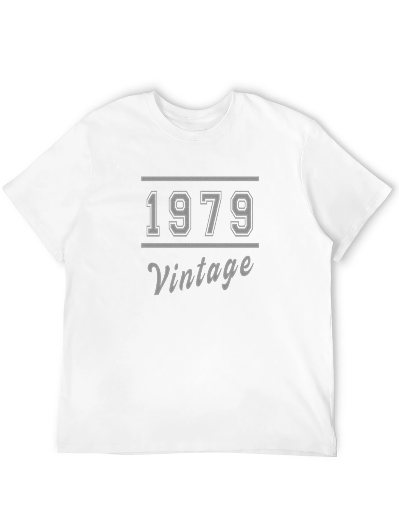 Black Vintage 1979 Graphic Tee - Retro Style view 12