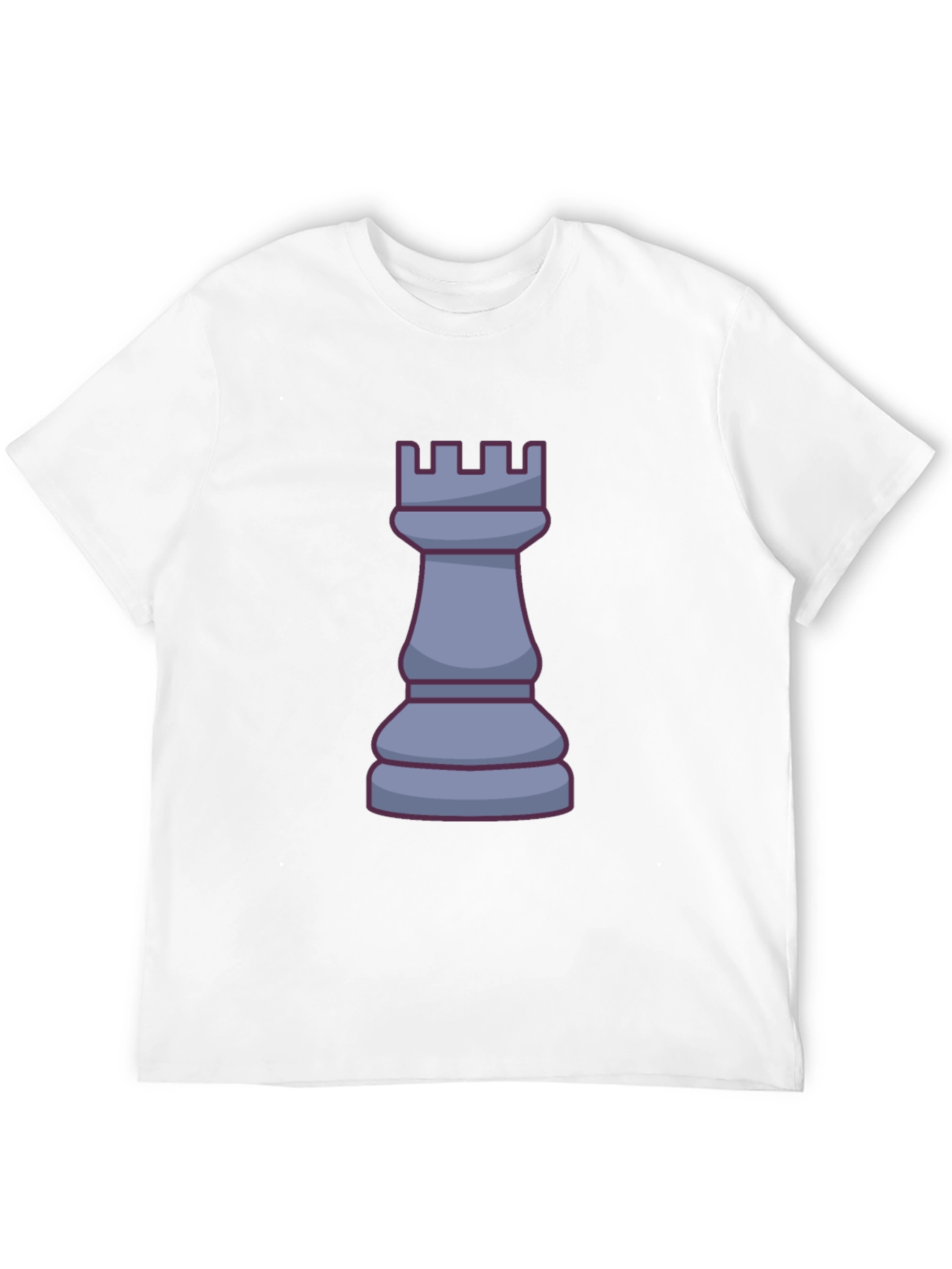 Black Chess Rook Graphic T-Shirt - Strategy & Style view 12