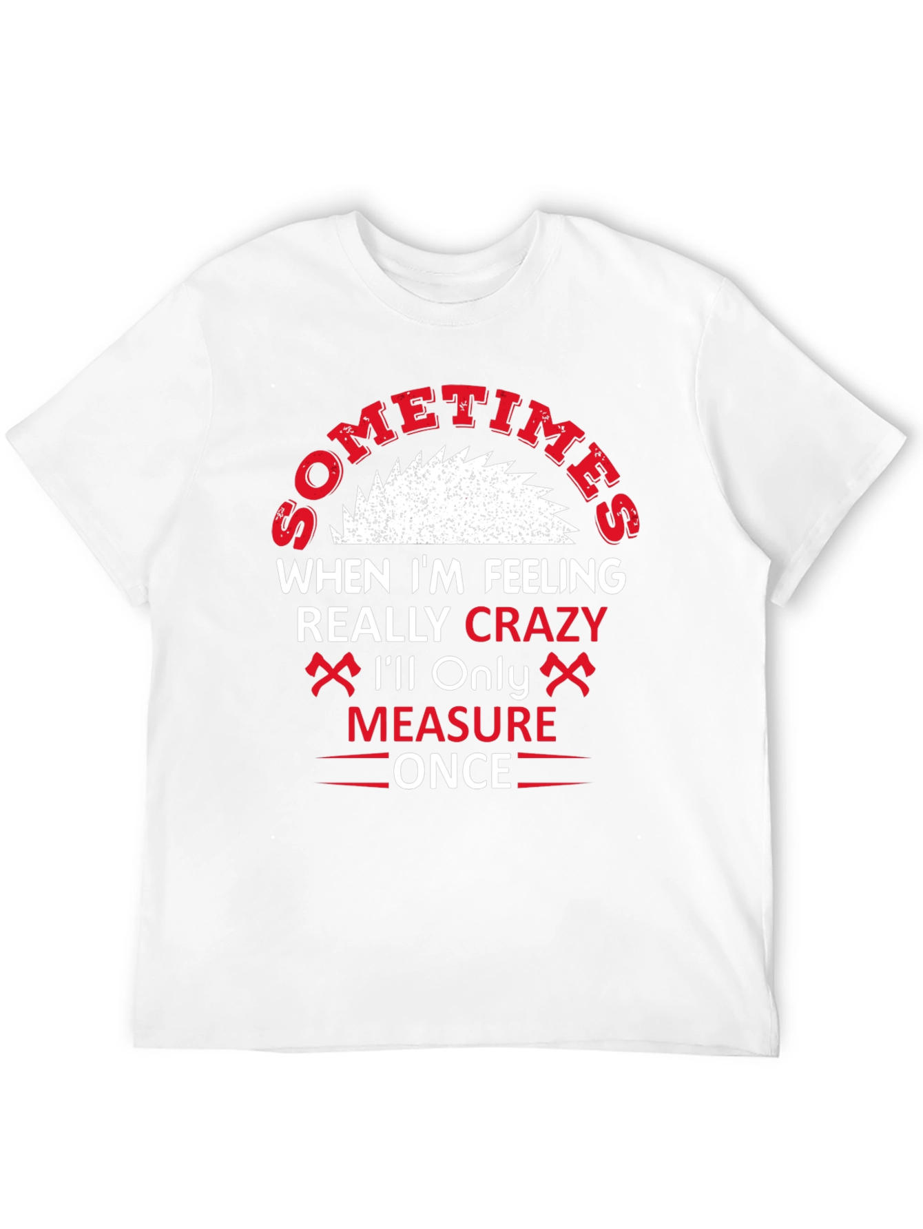 Black Crazy Crafter T-Shirt - Measure Once view 12