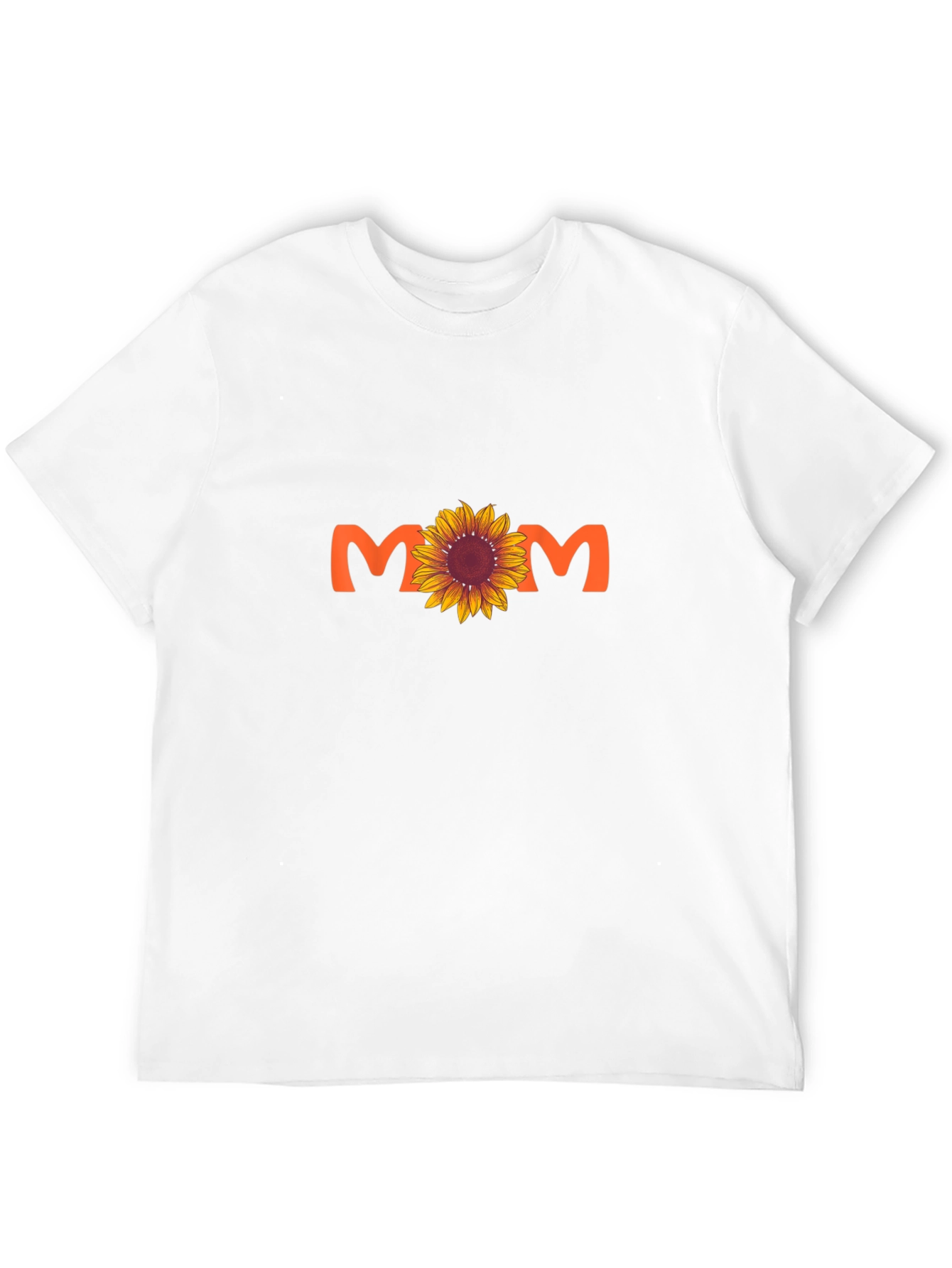 Black Sunflower Mom Graphic Tee - Black Cotton Blend T-Shirt view 12