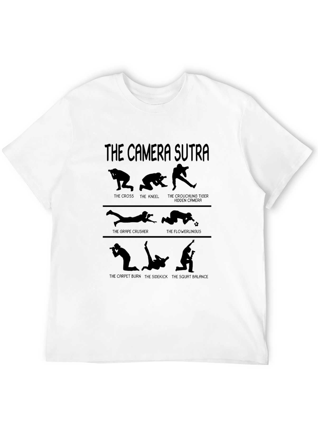 Black The Camera Sutra Graphic Tee view 12
