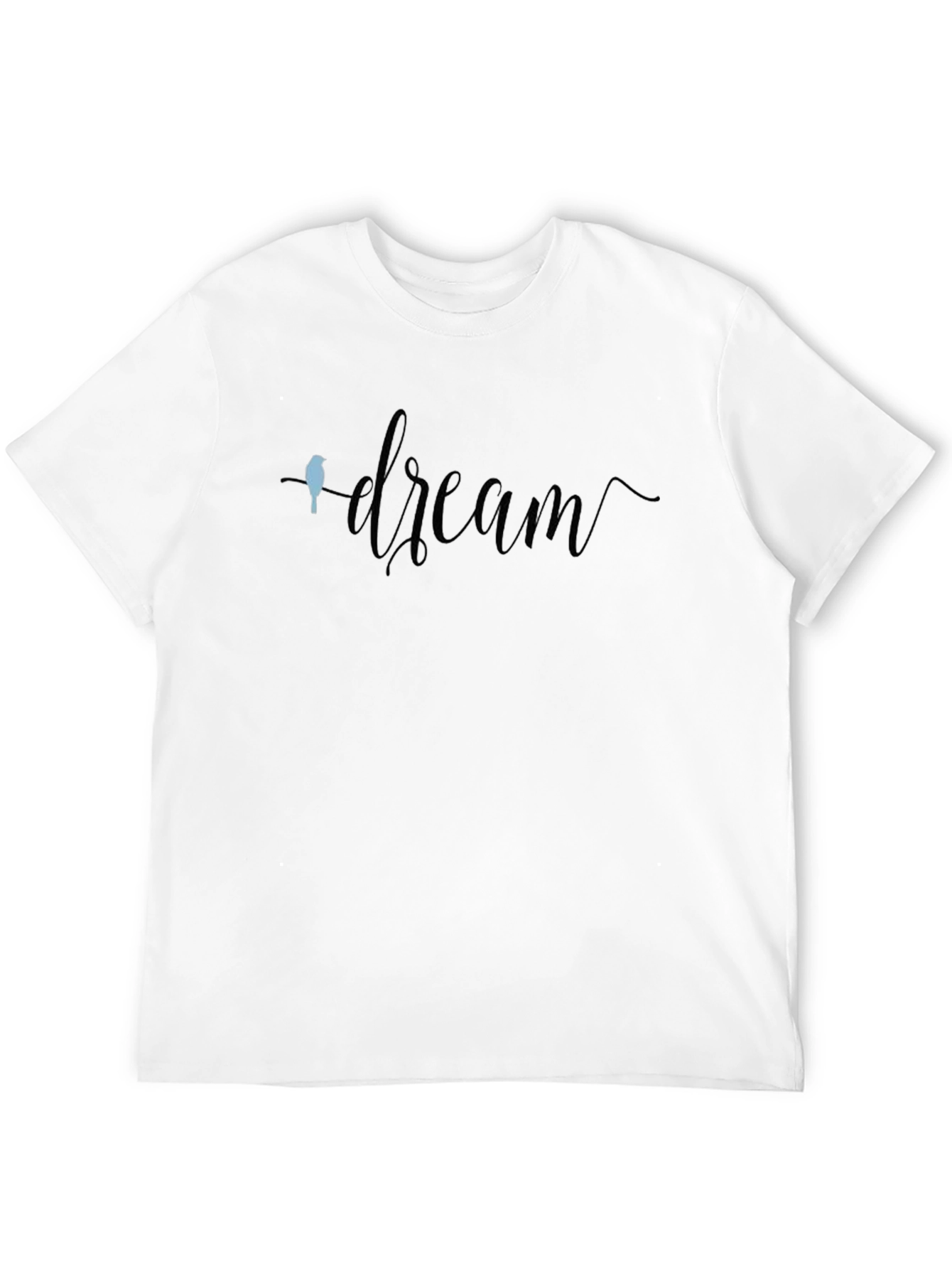 Black Dream Script Graphic Tee - Soft Cotton Blend view 12