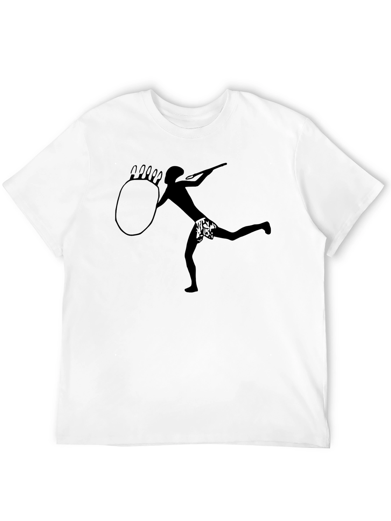 Black Spear Hunter Graphic T-Shirt view 12