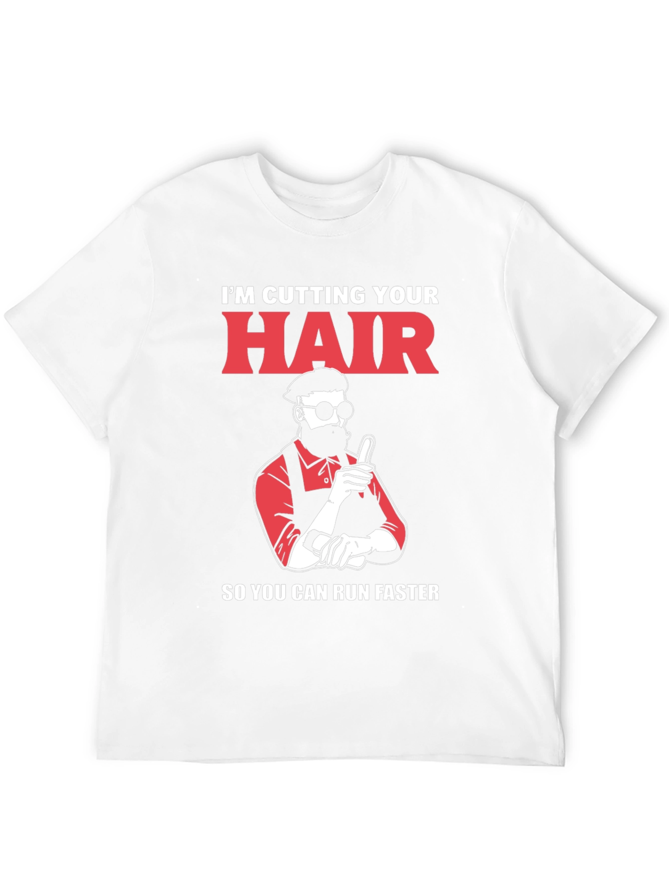 Black I'm Cutting Your Hair T-Shirt view 12