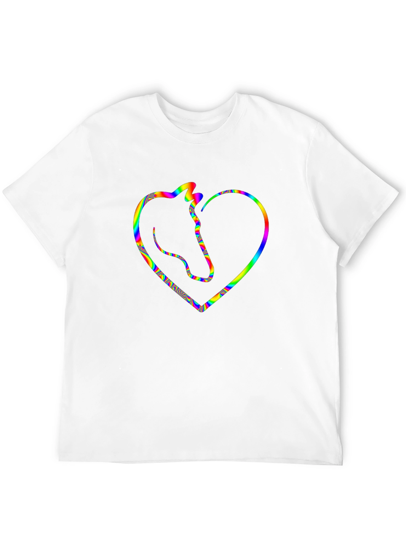 Black Horse Love Heart Graphic Tee view 12