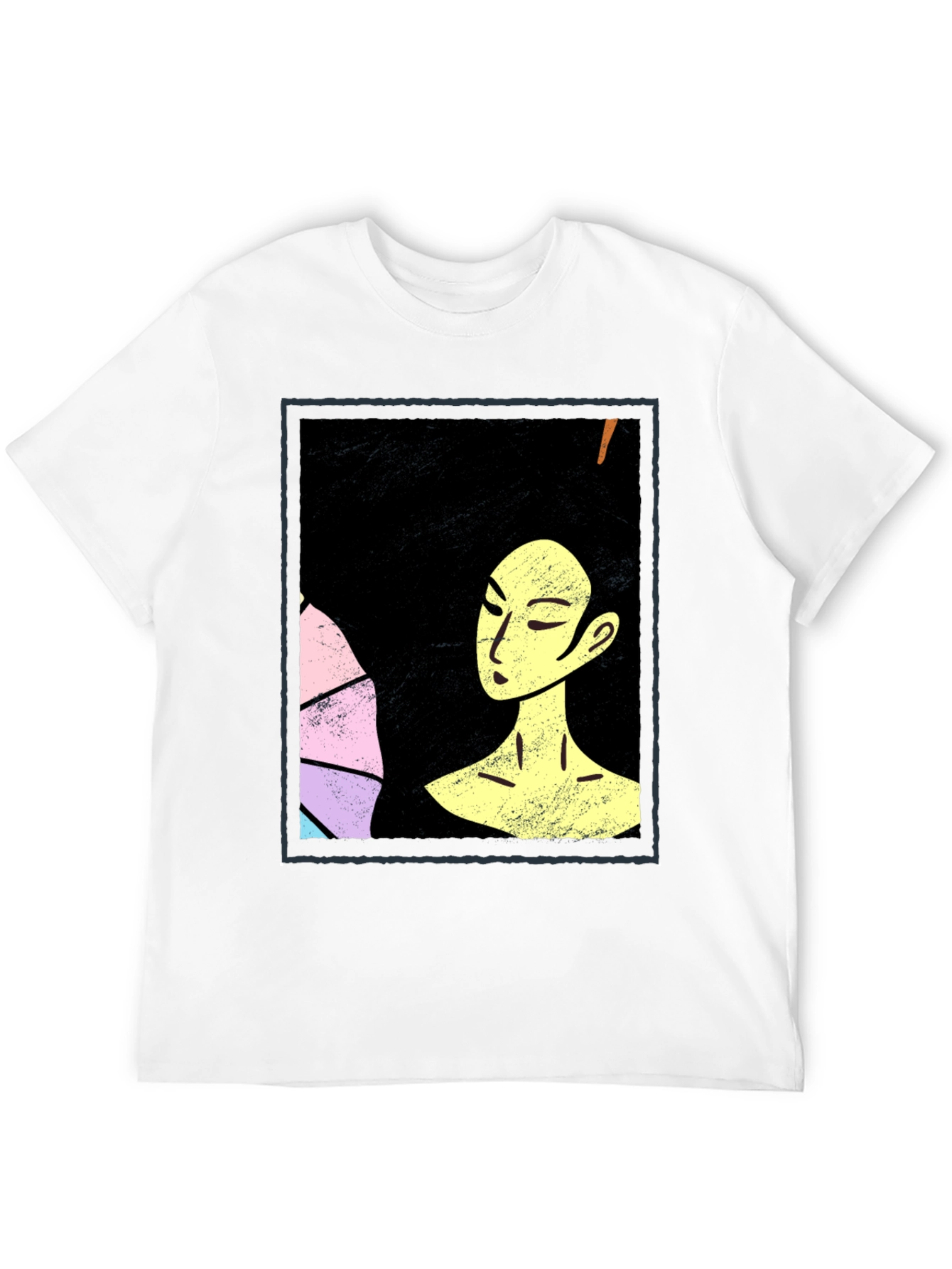 Black Artistic Afro Woman Graphic Tee view 12