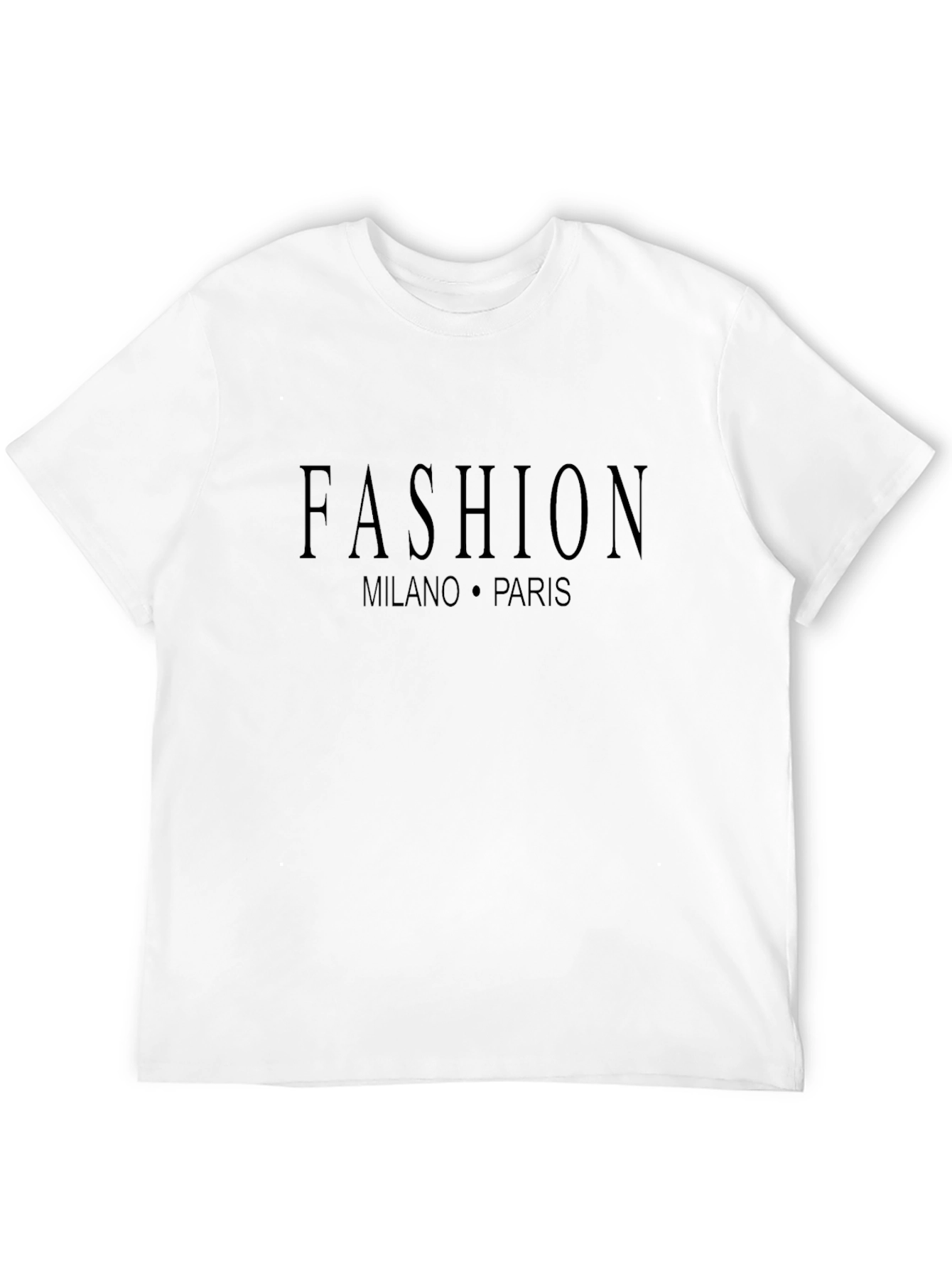 Black Fashion Milano Paris T-Shirt view 12