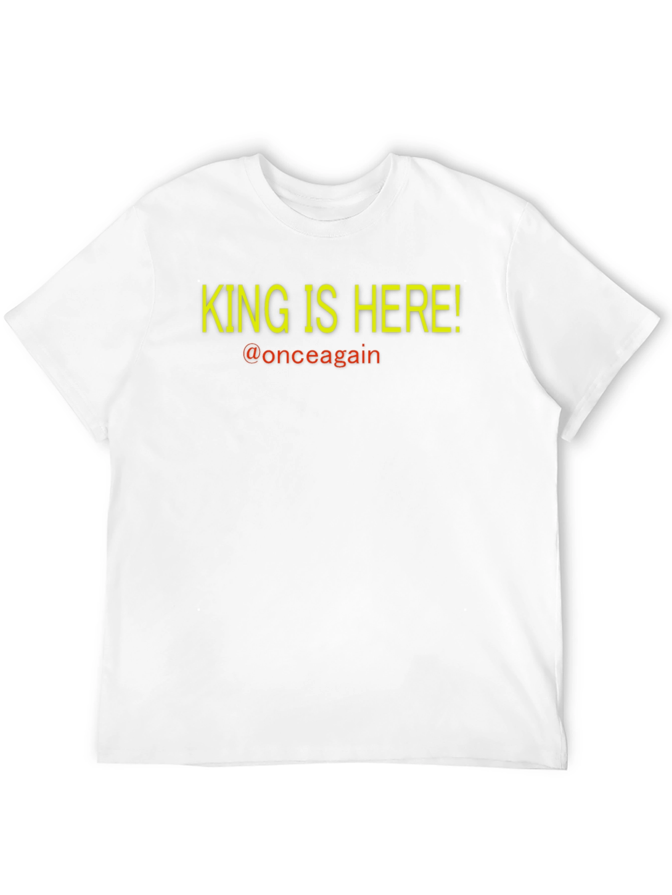 Black King is Here T-Shirt - Black Crew Neck view 12
