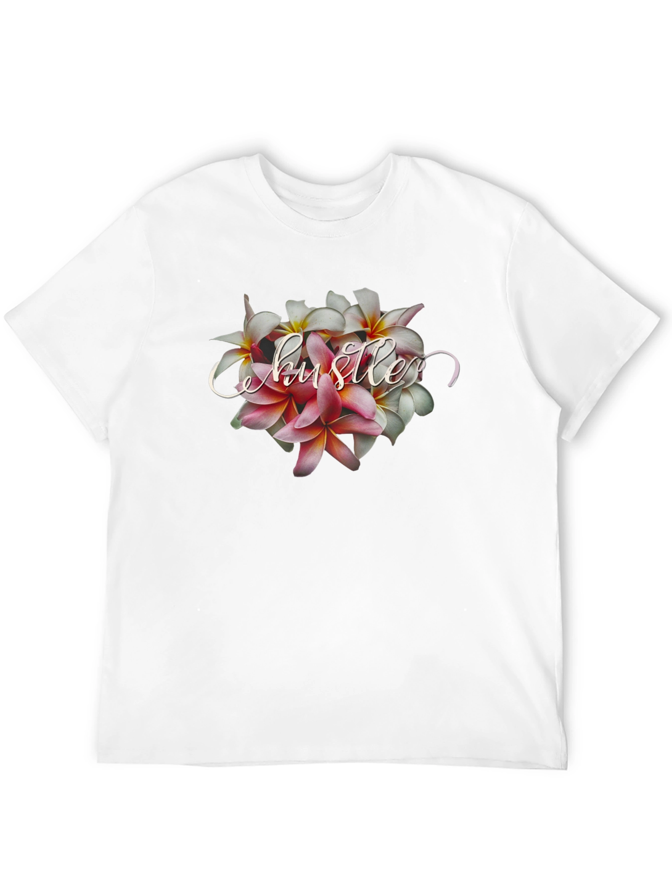 Black Floral Hustler Graphic T-Shirt view 12