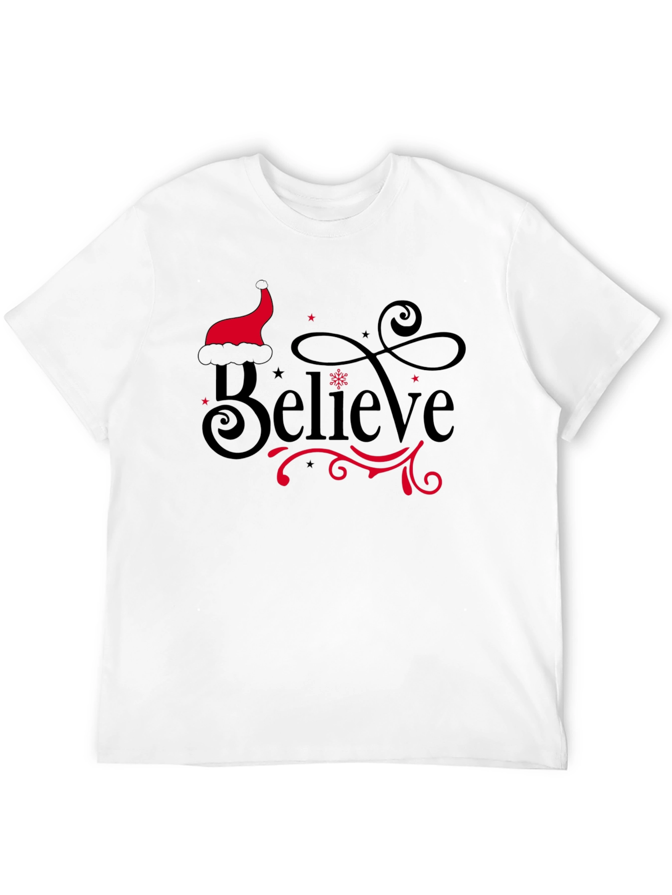 Believe Christmas Graphic Tee - 12