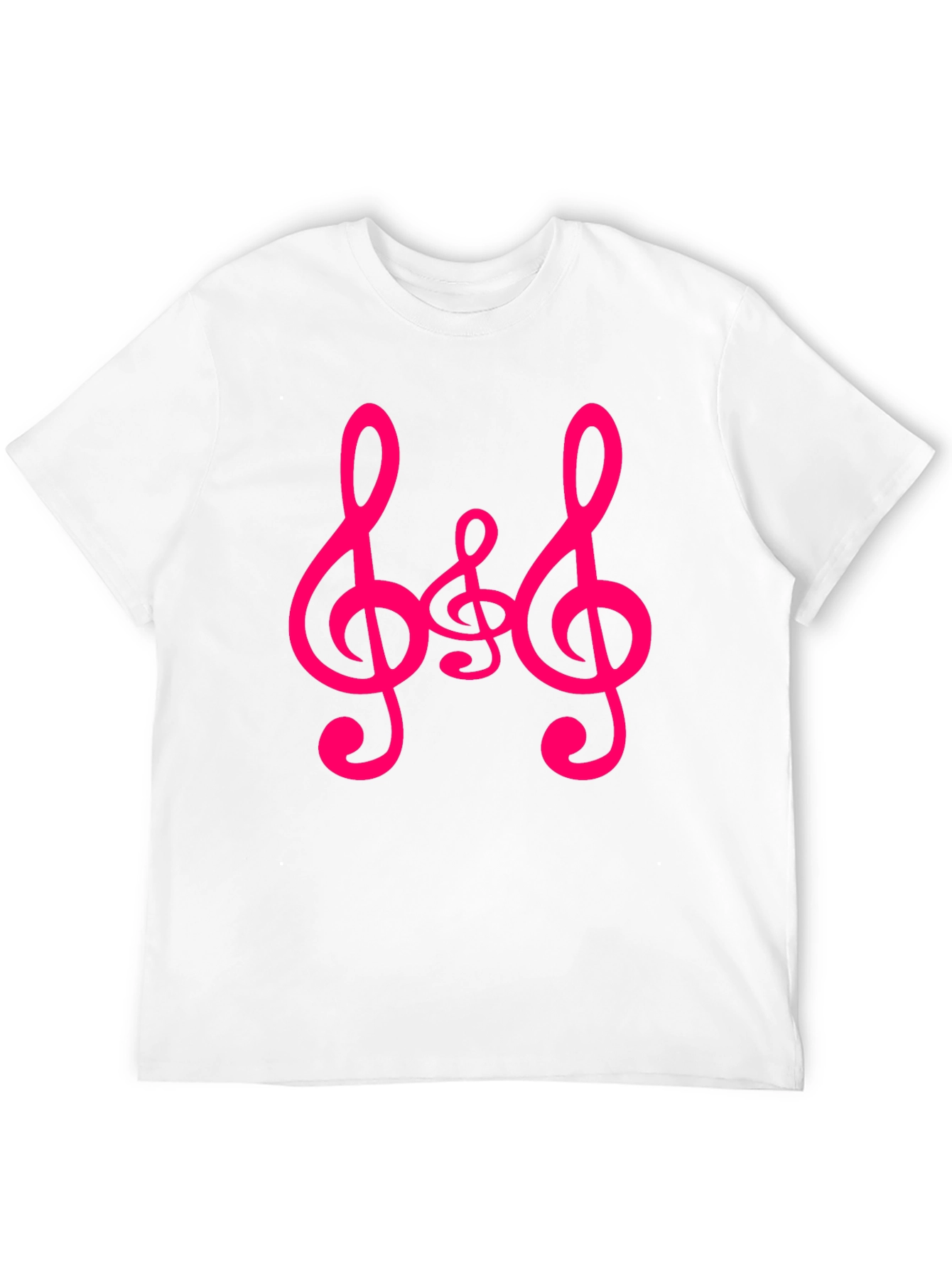 Black Music Note Tee - Classic Crew Neck view 12