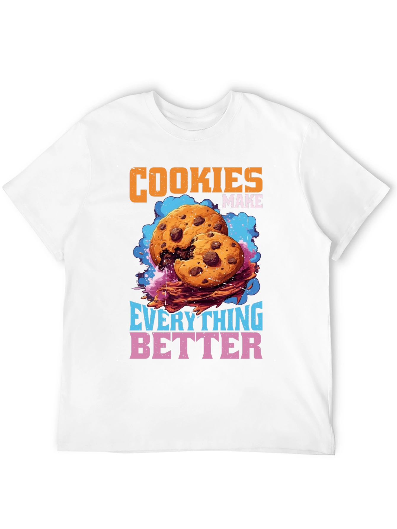 Black Cookies Make Everything Better Graphic T-Shirt view 12