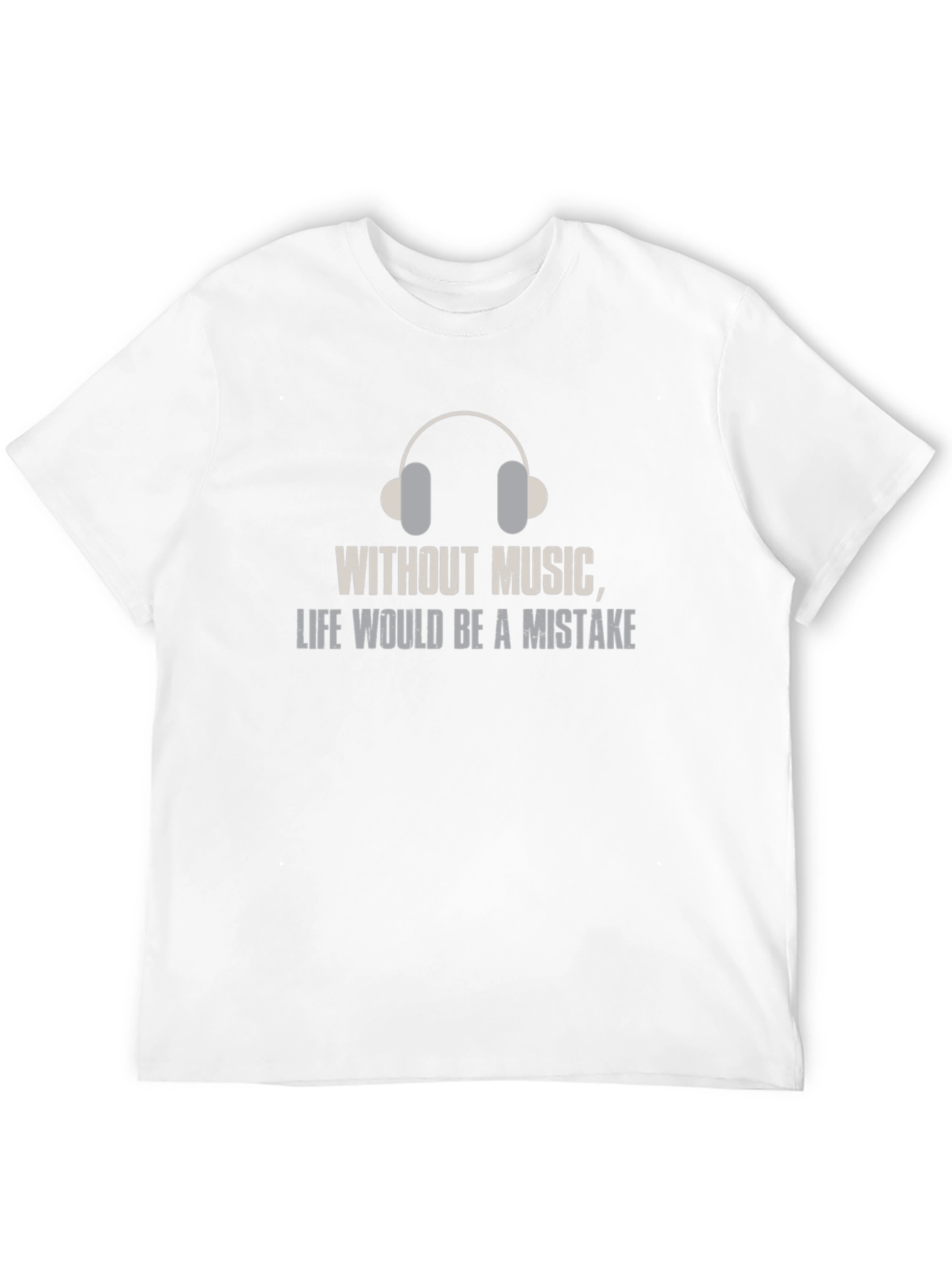Black Music Lover T-Shirt: Life Without Music is a Mistake view 12