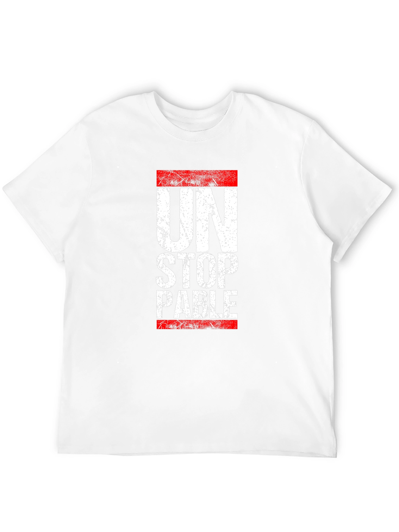 Black Unstoppable Graphic Print Black T-Shirt view 12