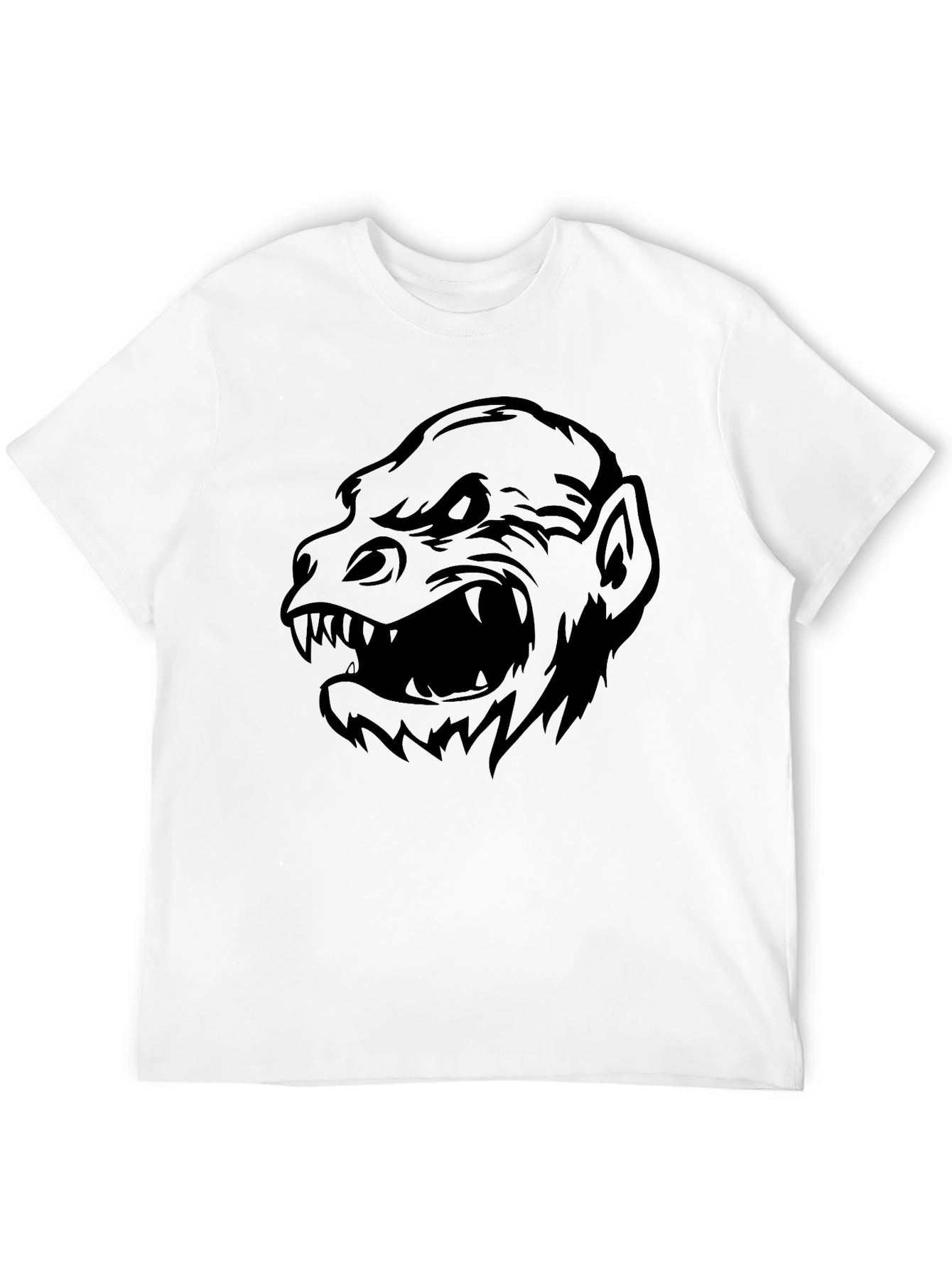 Black Monster Graphic Tee - Men's Black T-Shirt view 12