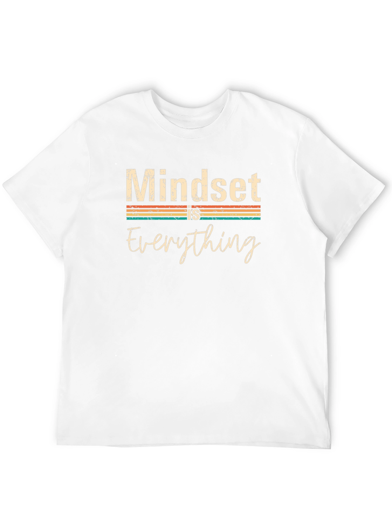 Black Mindset Is Everything Retro Graphic Tee view 12