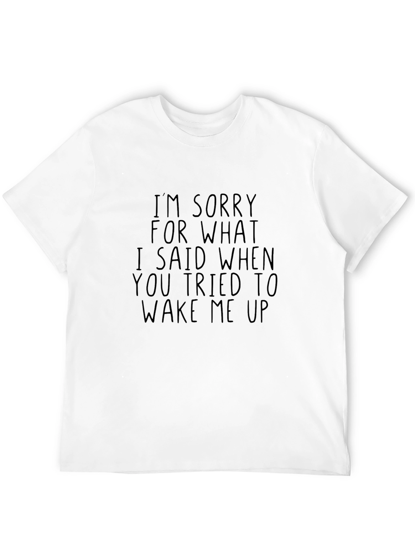 Black Funny Sarcastic Apology T-Shirt view 12