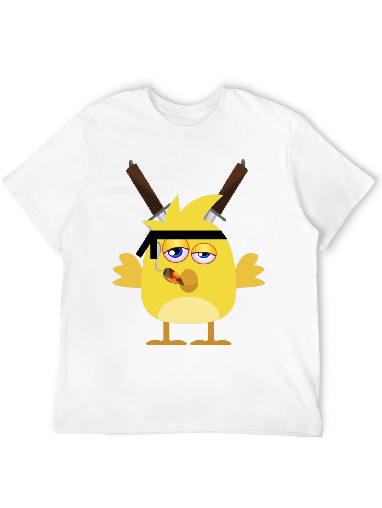 Black Ninja Chick Graphic T-Shirt - Black view 12