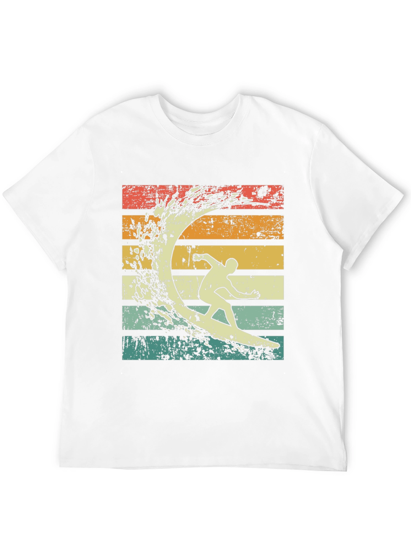 Black Retro Surfer Graphic Tee - Black view 12