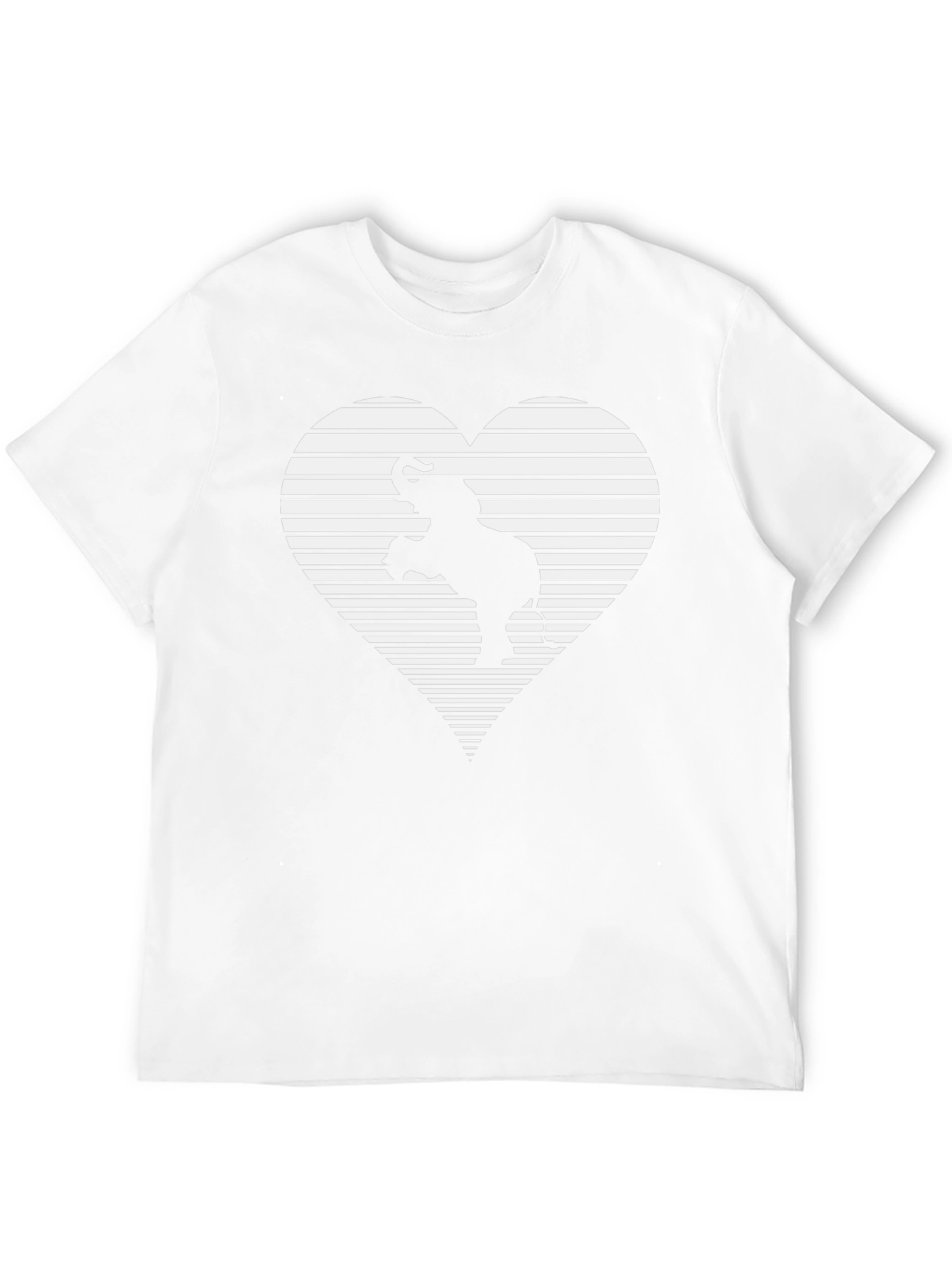 Black Elephant Heart Graphic T-Shirt - Black view 12