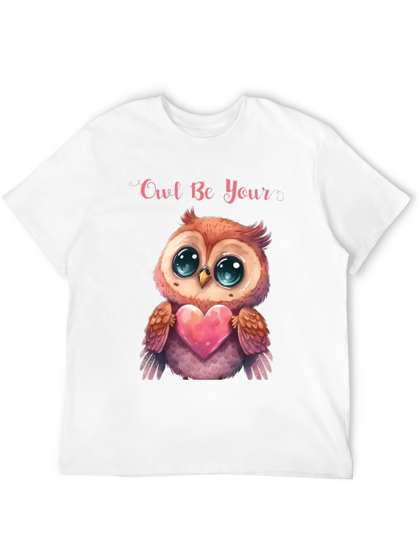 Black Owl Be Your Valentine Black T-Shirt view 12