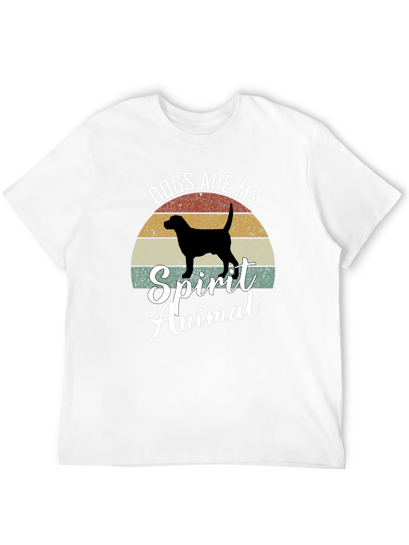 Black Dogs Are My Spirit Animal Graphic Tee view 12