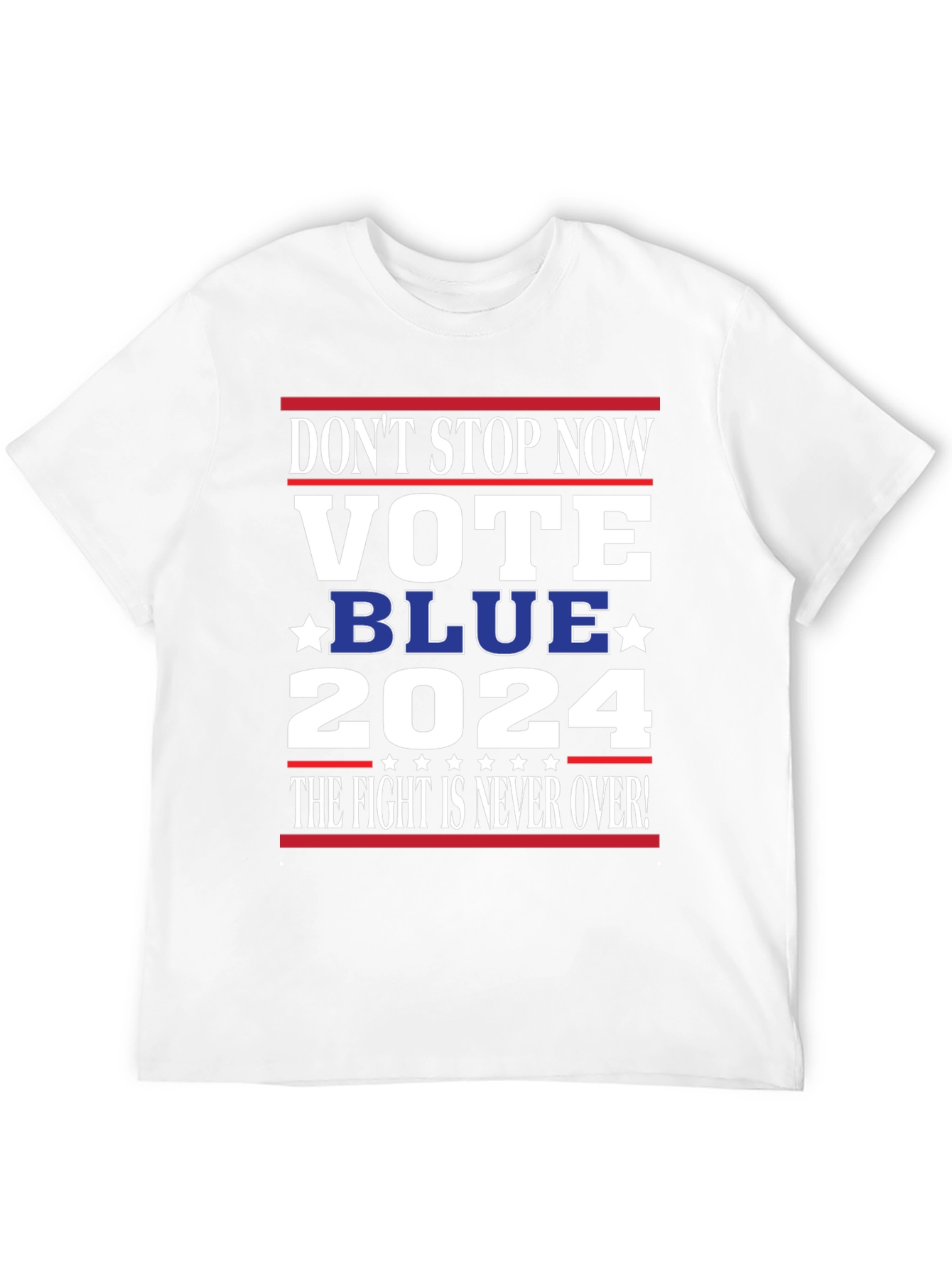 Black Vote Blue 2024 Political T-Shirt view 12