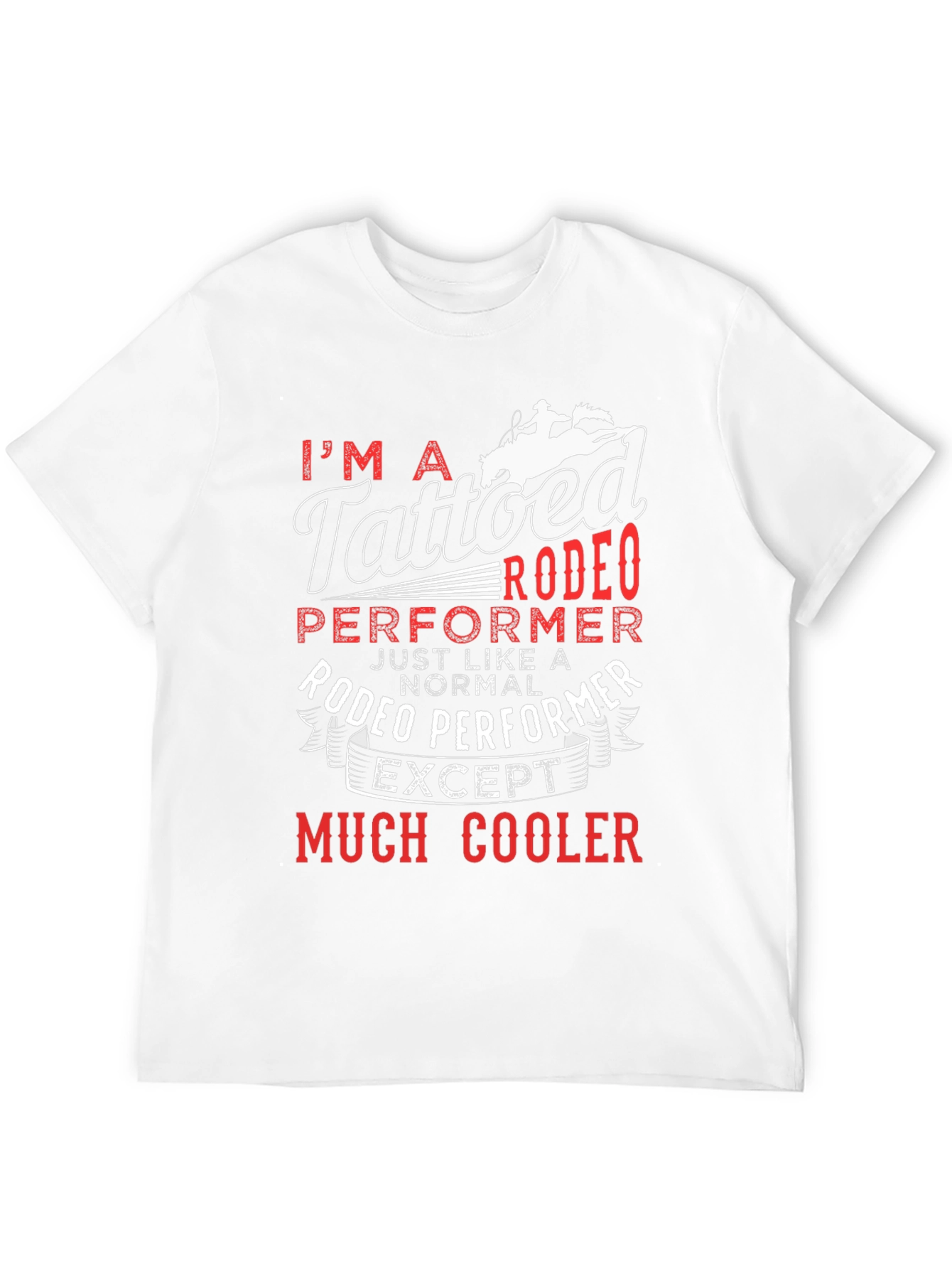 Black Tattooed Rodeo Performer Graphic Tee view 12